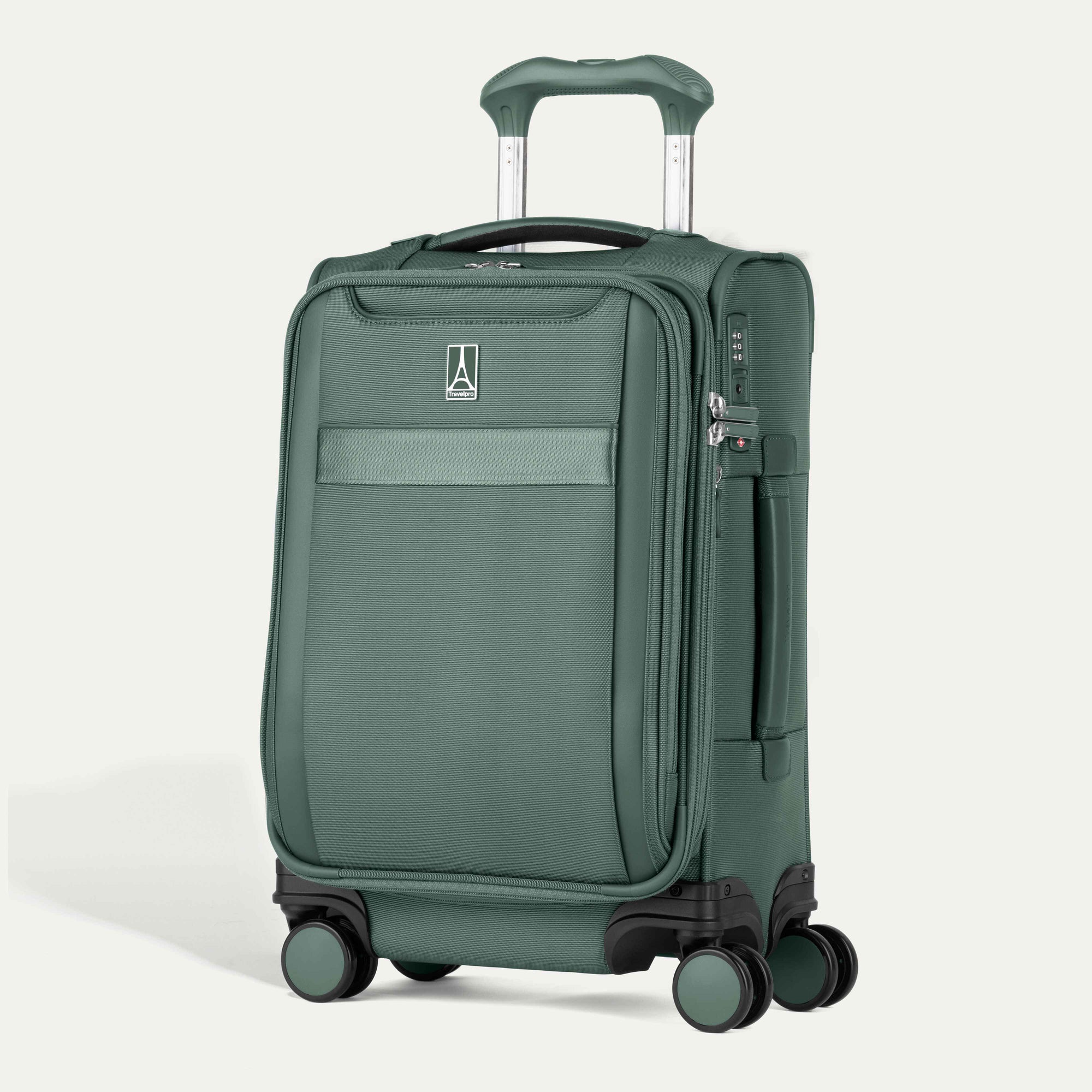 Travelpro Luggage Desert Sage Travelpro VersaPack+ Compact Carry-On Spinner Luggage
