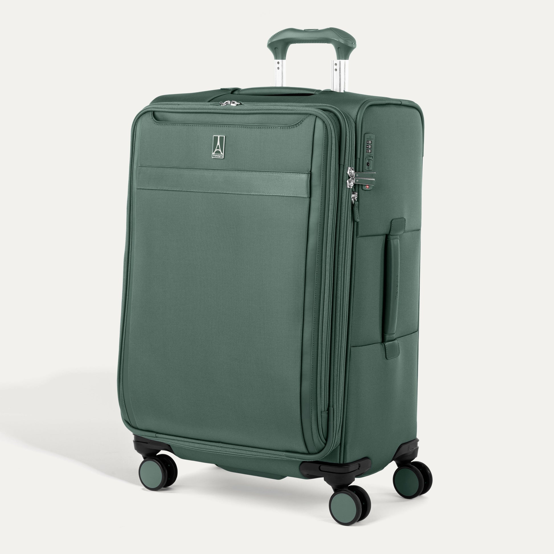 Travelpro Luggage Desert Sage Travelpro VersaPack+ Medium Check-In Expandable Spinner Luggage