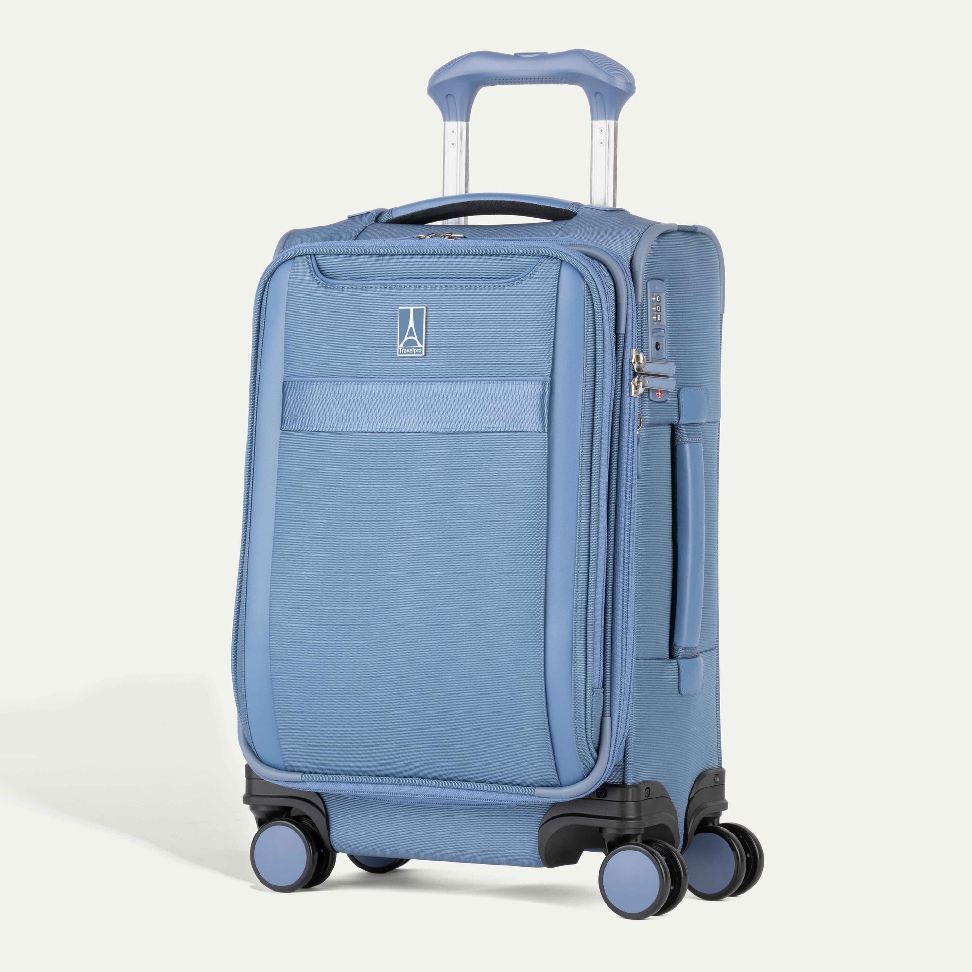 Travelpro Luggage Elemental Blue Travelpro VersaPack+ Compact Carry-On Spinner Luggage