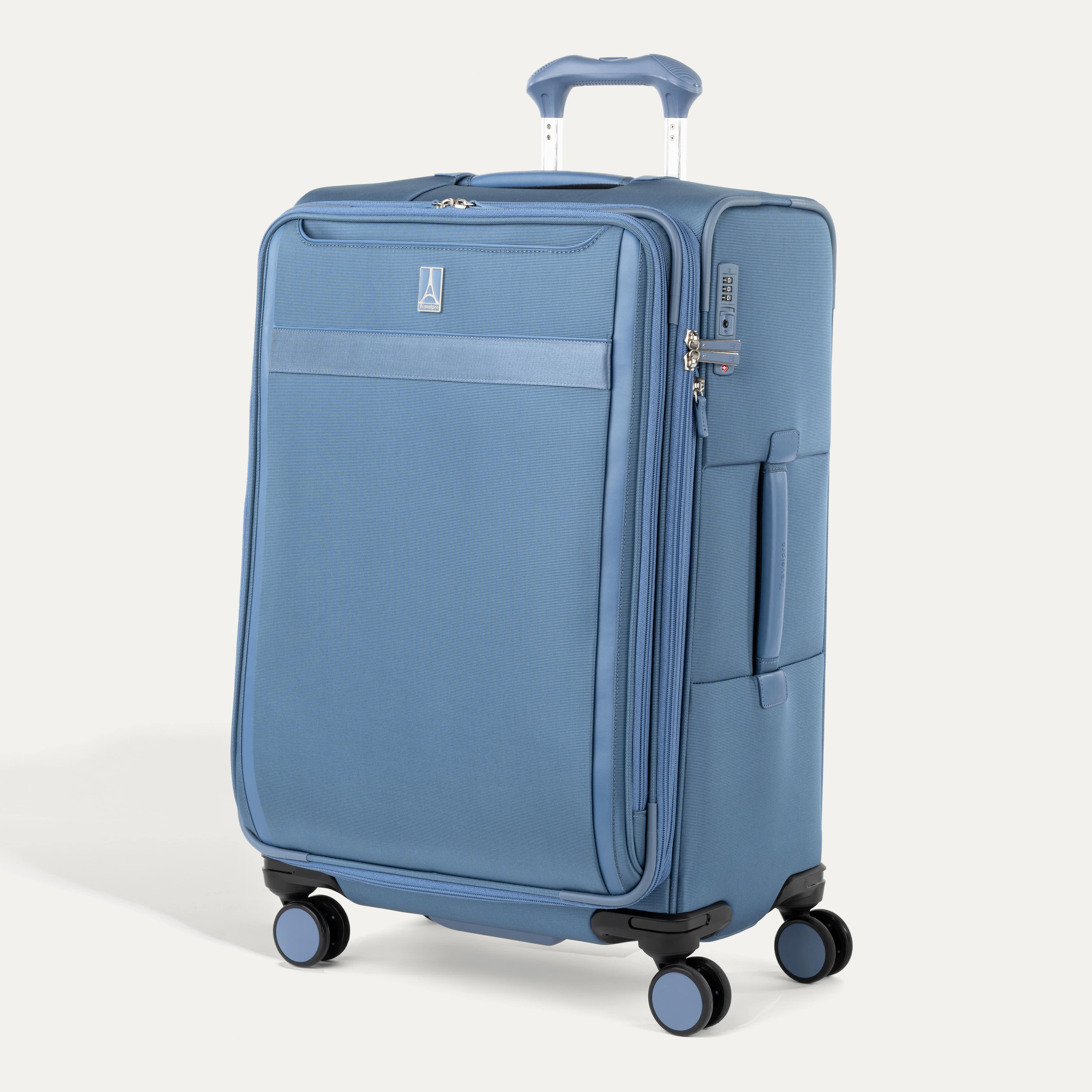 Travelpro Luggage Elemental Blue Travelpro VersaPack+ Medium Check-In Expandable Spinner Luggage