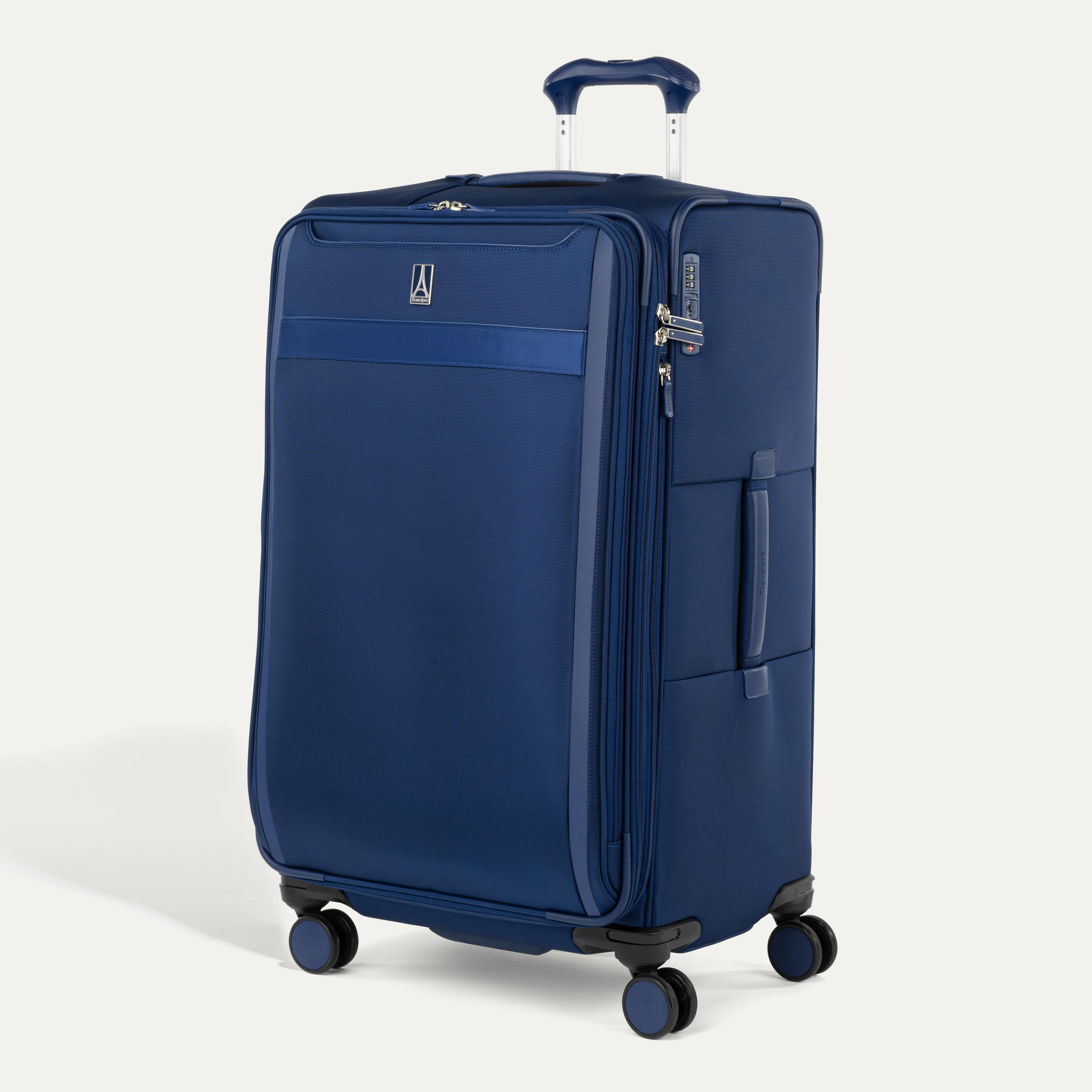 Travelpro Luggage Estate Blue Travelpro VersaPack+ Large Check-In Expandable Spinner Luggage