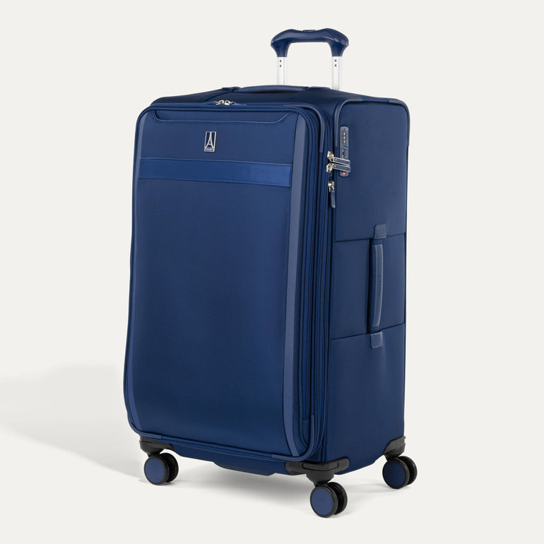 Travelpro Luggage Estate Blue Travelpro VersaPack+ Large Check-In Expandable Spinner Luggage