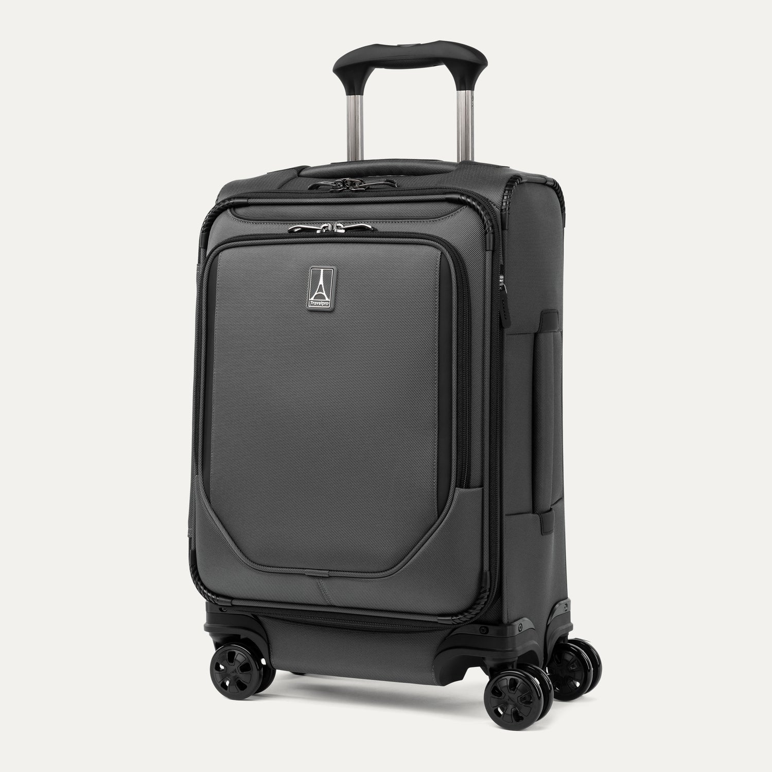 Travelpro Luggage Titanium Grey Travelpro Crew™ Classic Compact Carry-On Expandable Spinner