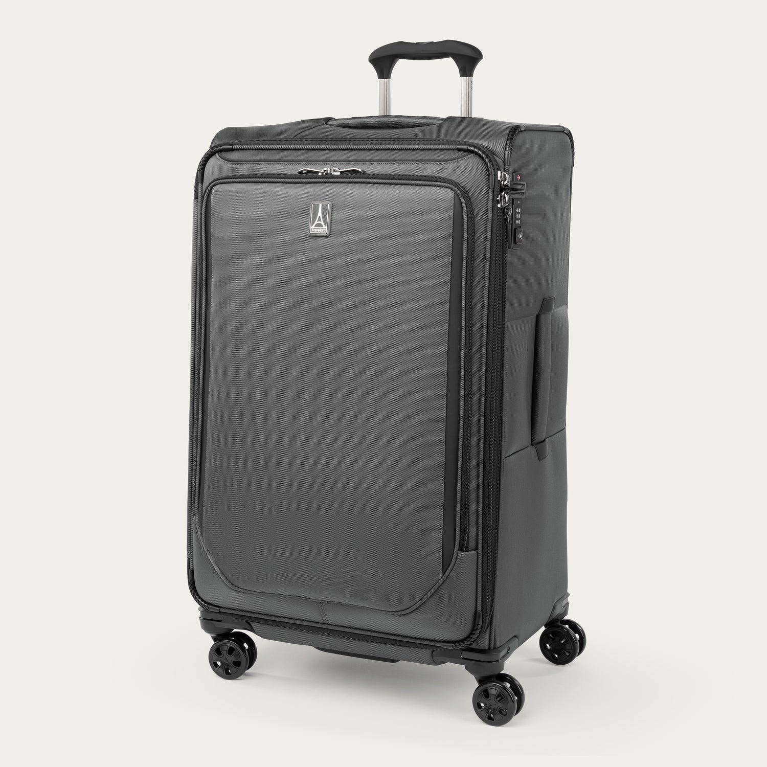 Travelpro Luggage Titanium Grey Travelpro Crew Classic Large Check-in Expandable Spinner Luggage