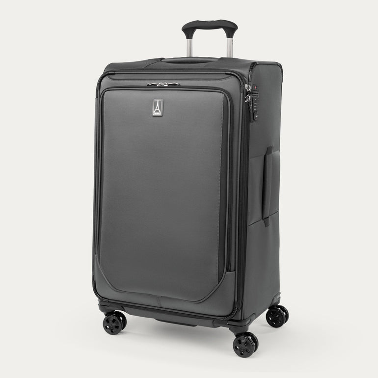 Travelpro Luggage Titanium Grey Travelpro Crew Classic Large Check-in Expandable Spinner Luggage