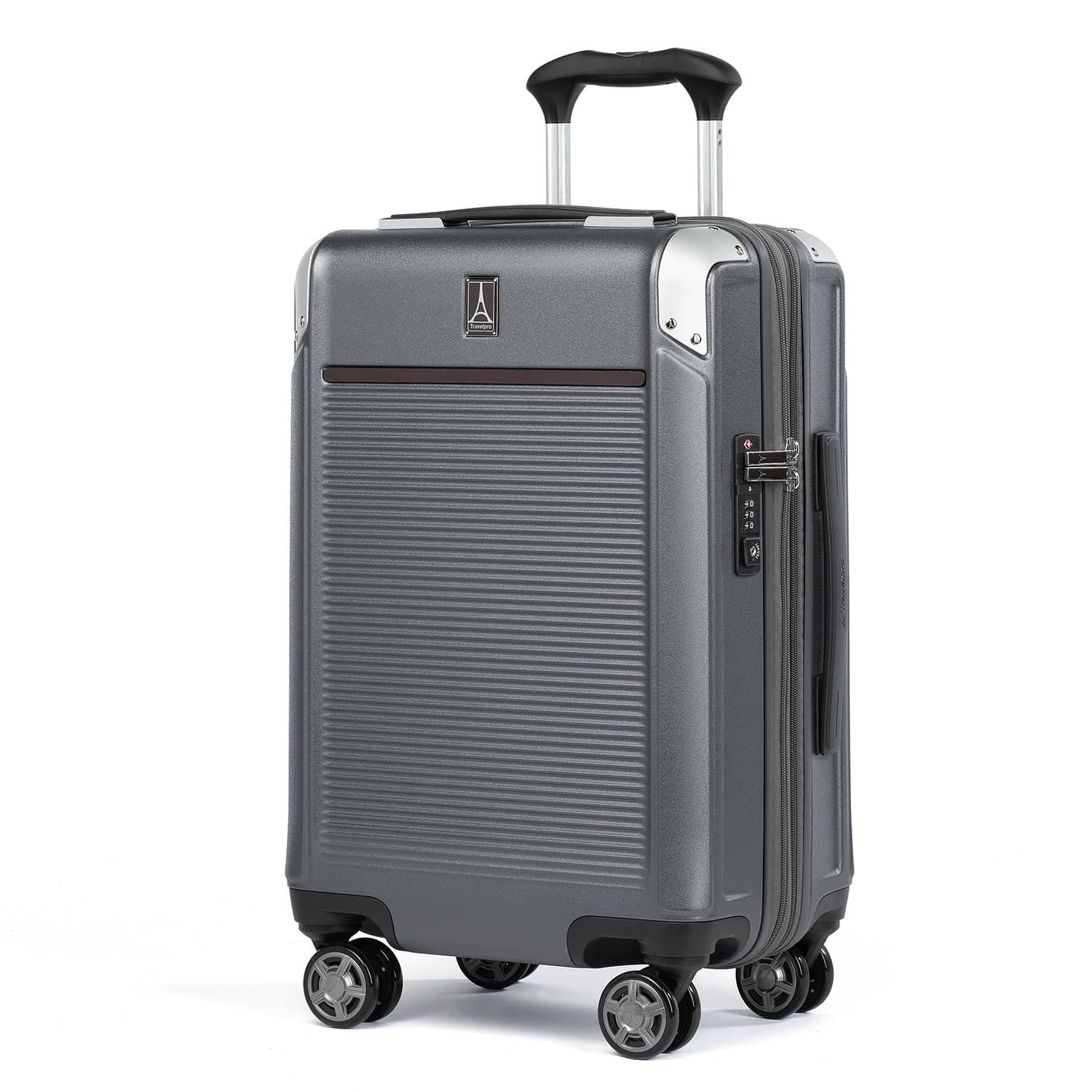 Travelpro Luggage Vintage Grey Travelpro Platinum® Elite Carry-on Expandable Hardside Spinner Luggage
