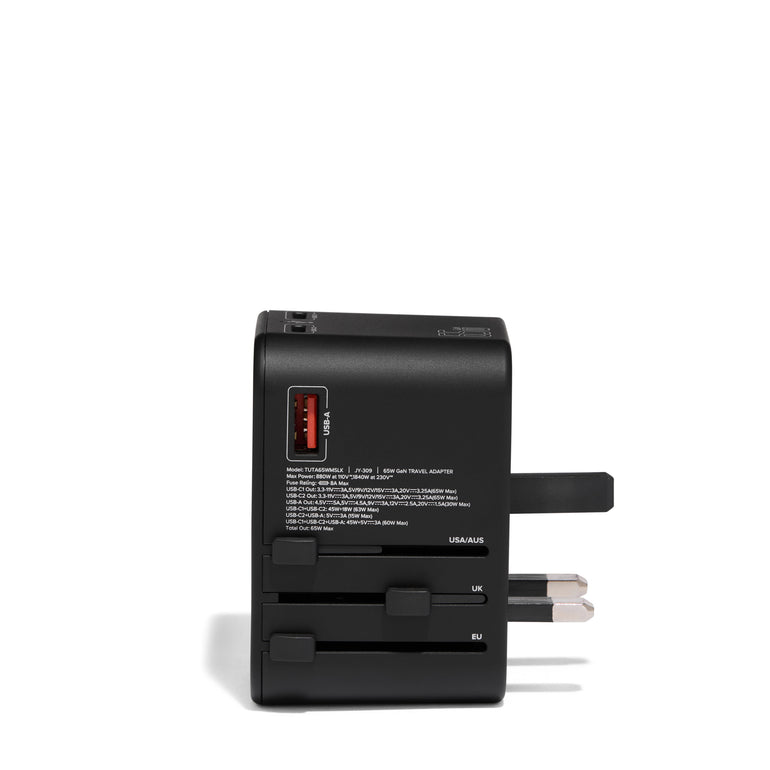 Tumi Adapter Black Tumi 65W Universal Power Adapter