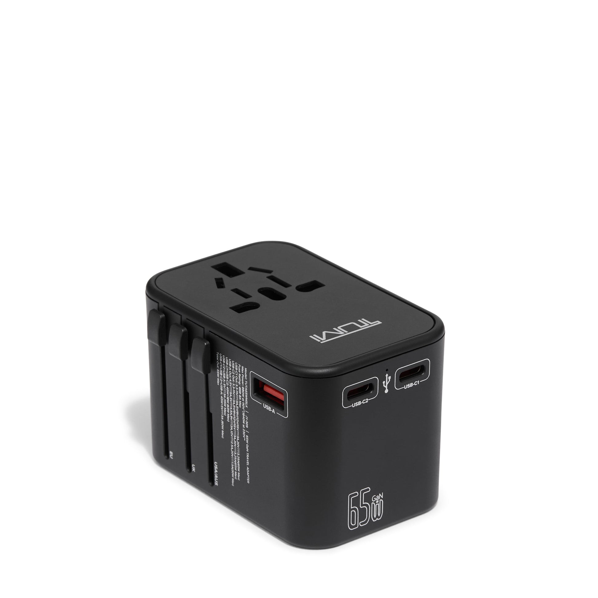 Tumi Adapter Black Tumi 65W Universal Power Adapter