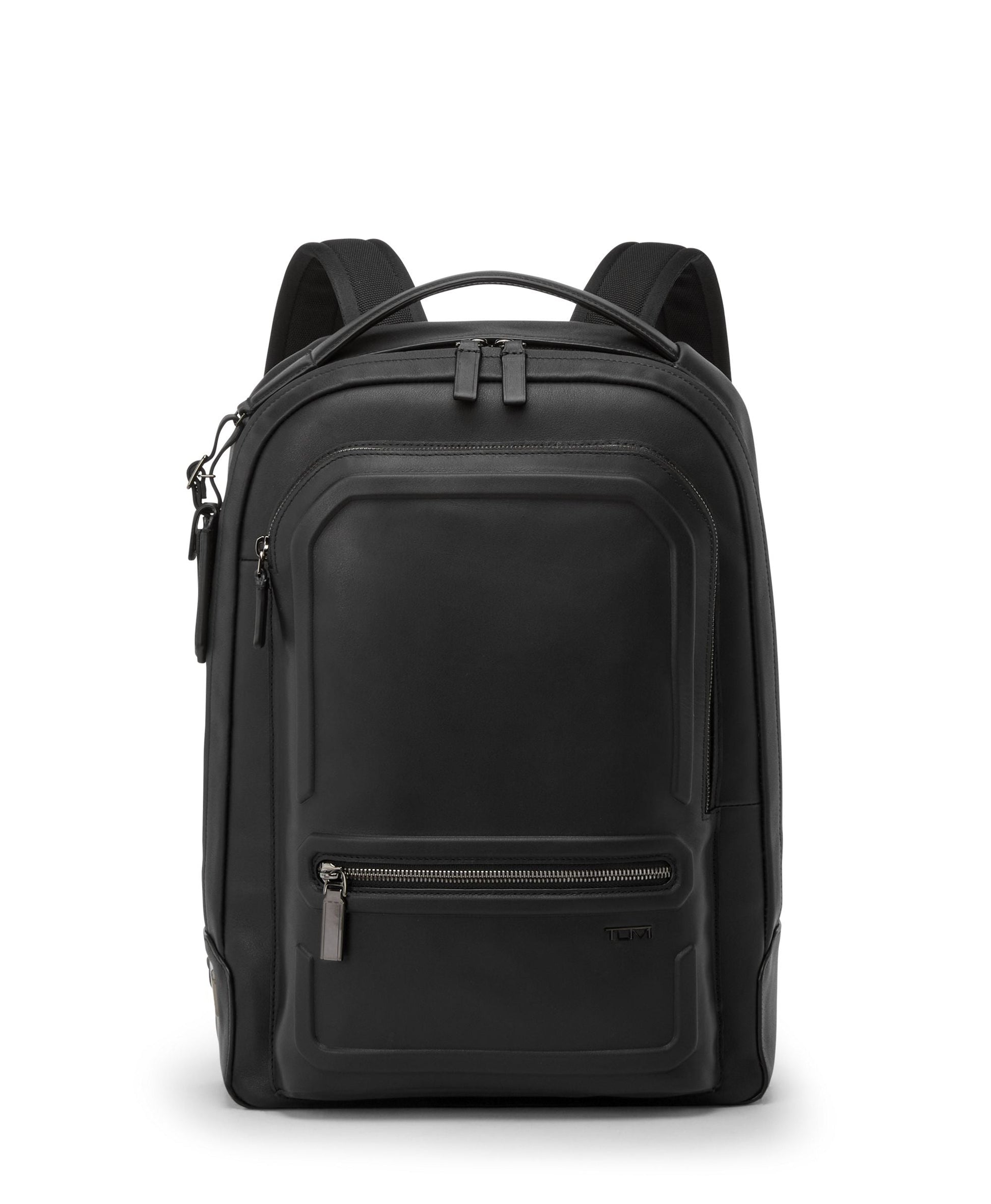 Tumi Backpacks Black Bombe Tumi Harrison Bradner Backpack - Leather
