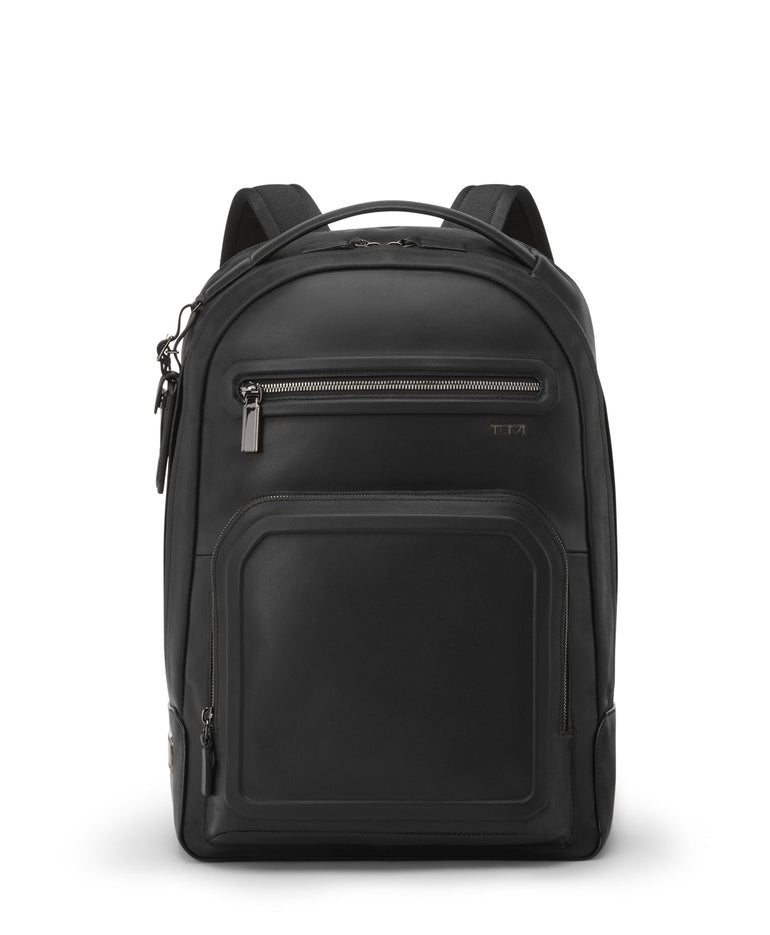 Tumi Backpacks Black Bombe Tumi Harrison Warren Backpack - Leather
