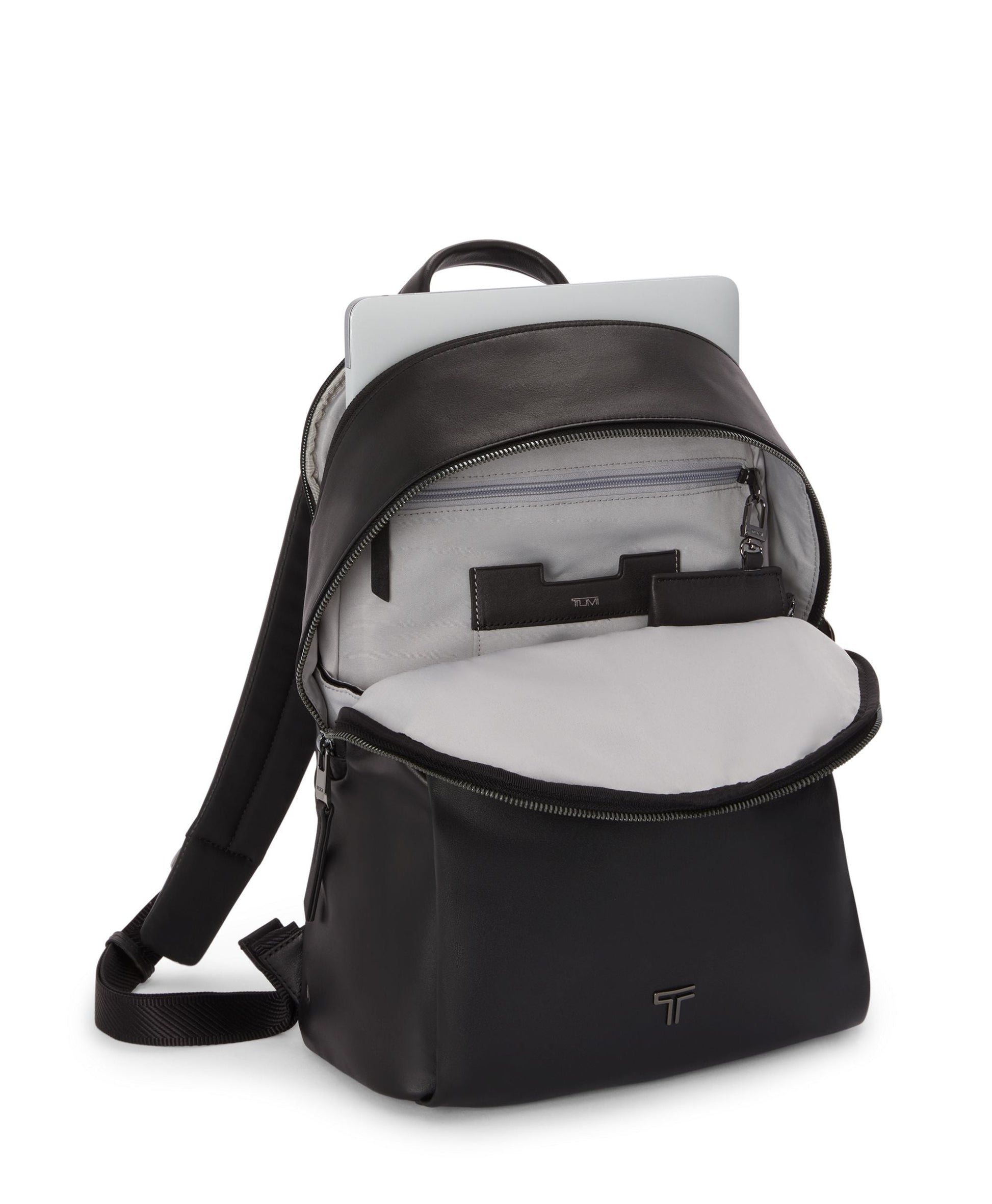 Tumi Backpacks Black/Gunmetal Tumi Voyageur Raina Medium Backpack