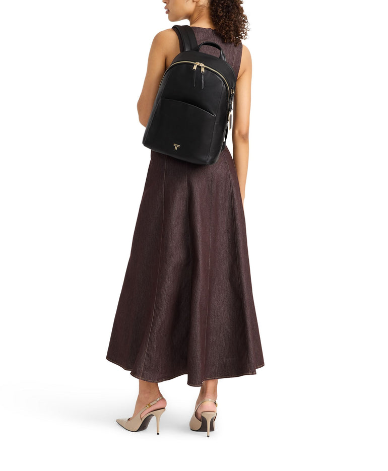 Tumi Backpacks Black/Gunmetal Tumi Voyageur Raina Medium Backpack