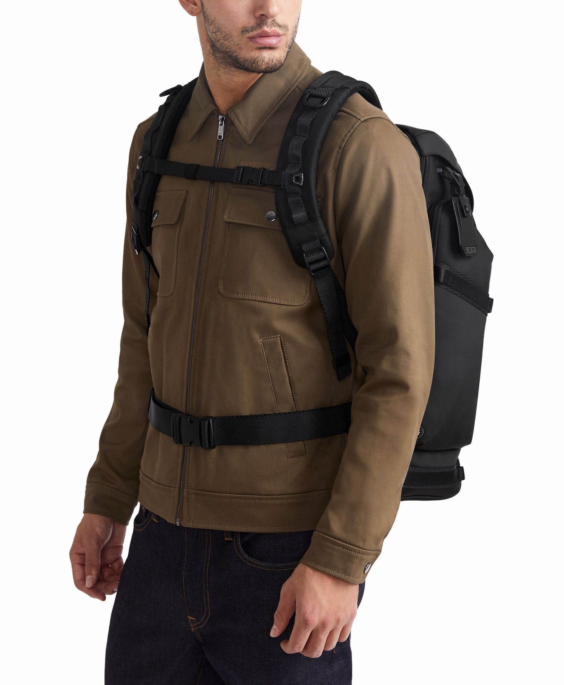 Tumi Backpacks Black Tumi Alpha Bravo Expedition Flap Backpack