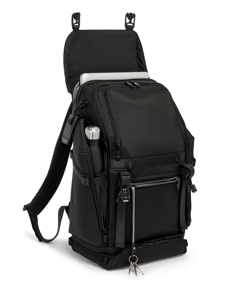 Tumi Backpacks Black Tumi Alpha Bravo Expedition Flap Backpack