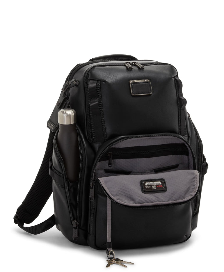 Tumi Backpacks Black Tumi Alpha Bravo Search Backpack - Leather