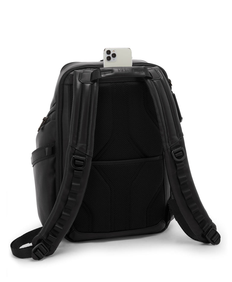 Tumi Backpacks Black Tumi Alpha Bravo Search Backpack - Leather