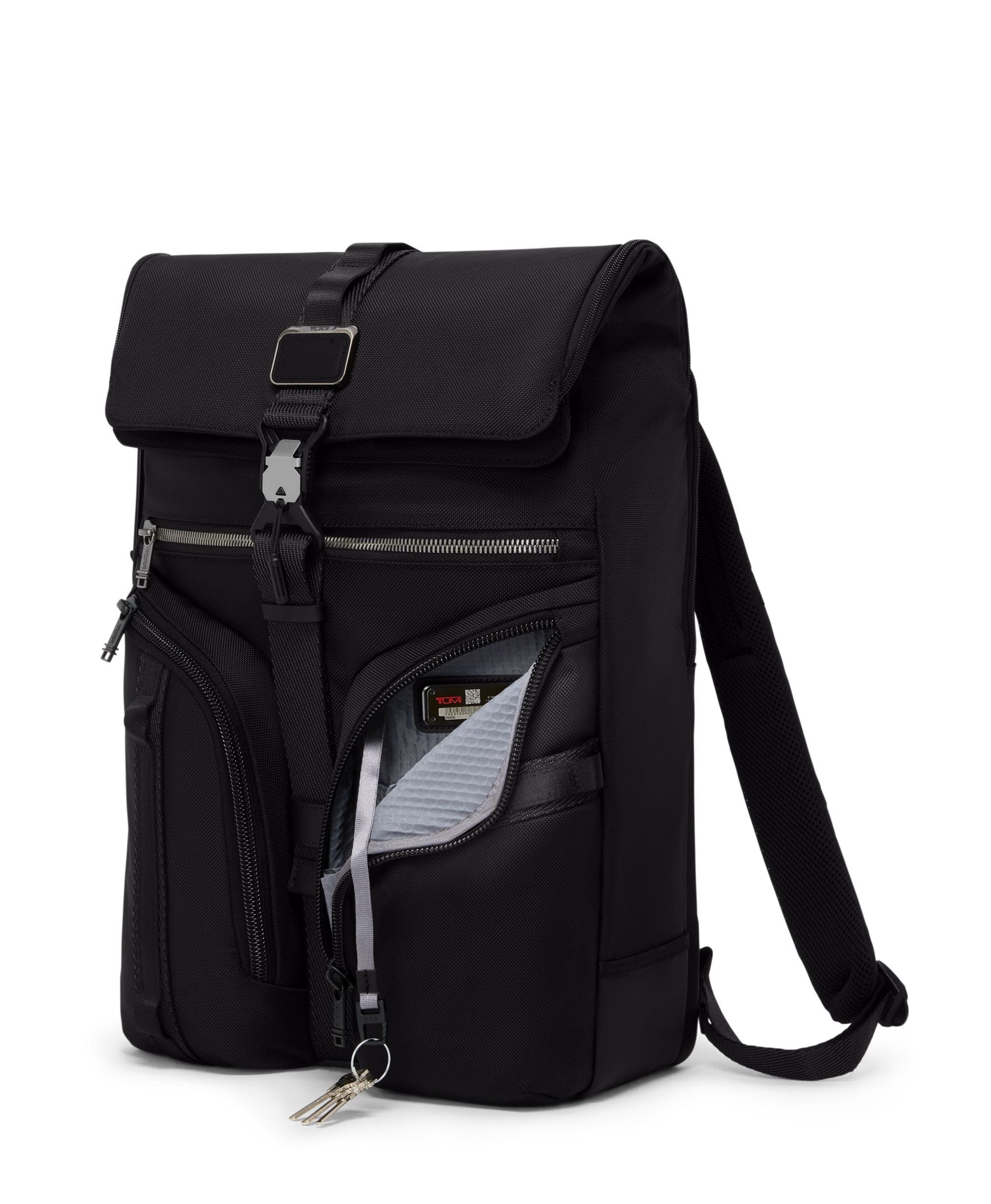 Tumi Backpacks Black Tumi Alpha Bravo Surveillance Flap Backpack