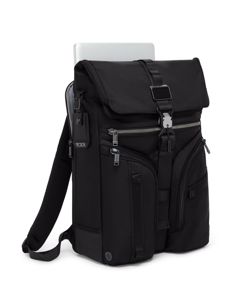 Tumi Backpacks Black Tumi Alpha Bravo Surveillance Flap Backpack