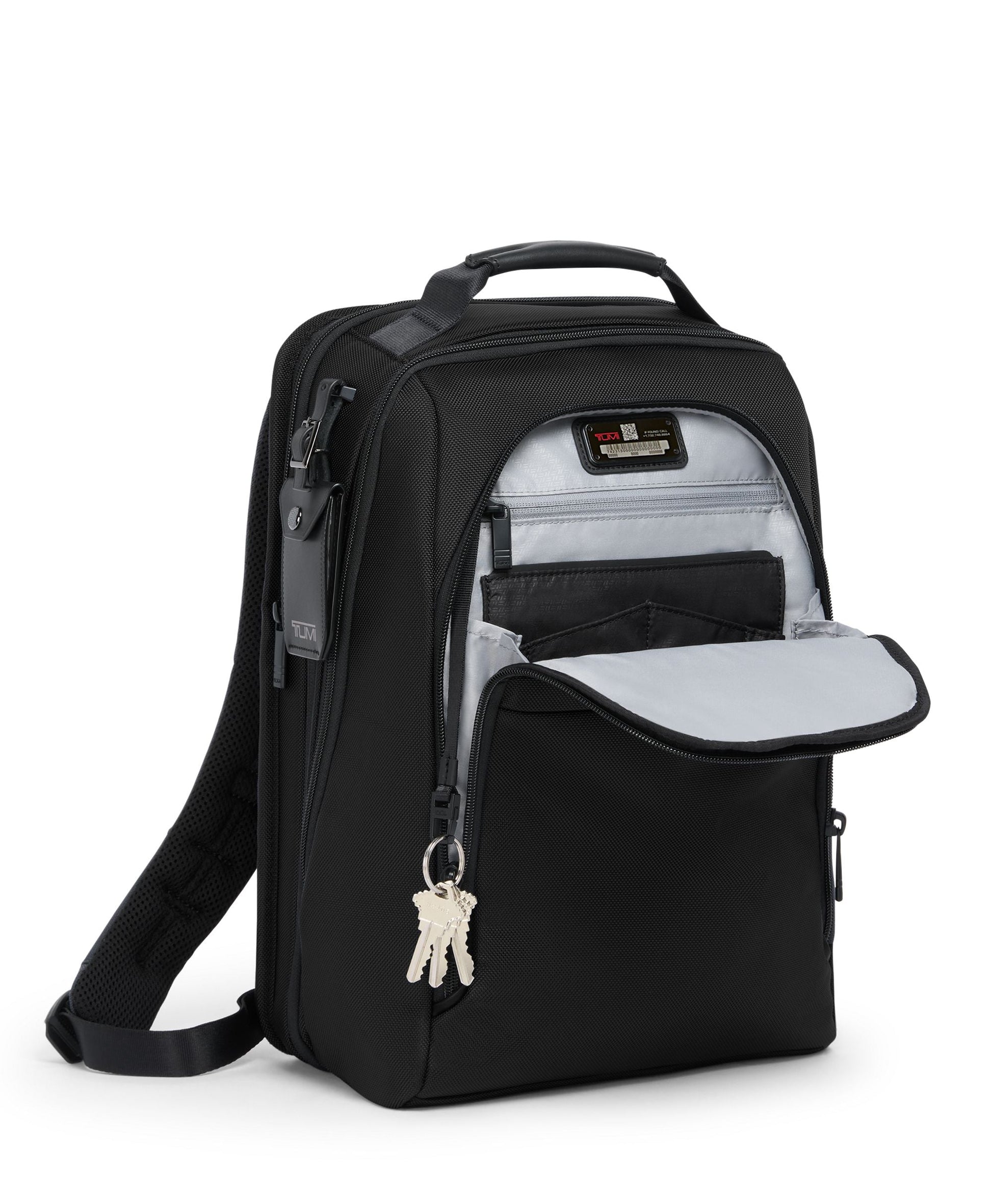 Tumi Backpacks Black Tumi Alpha Medium 15" Expandable Backpack