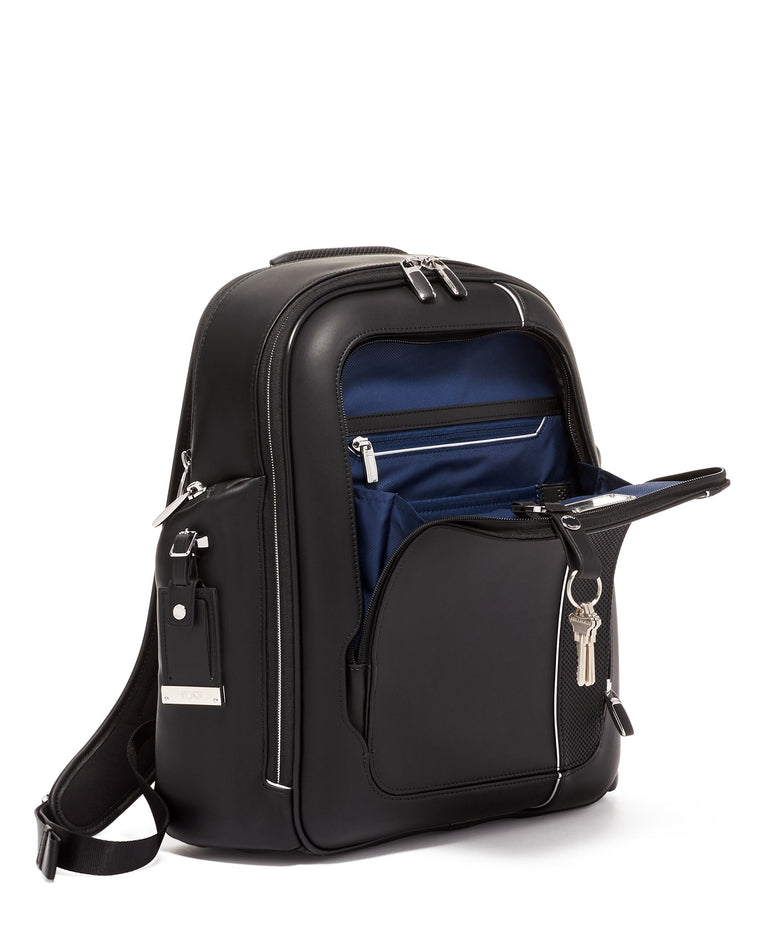 Tumi Backpacks Black Tumi Arrivé Larson Leather Backpack