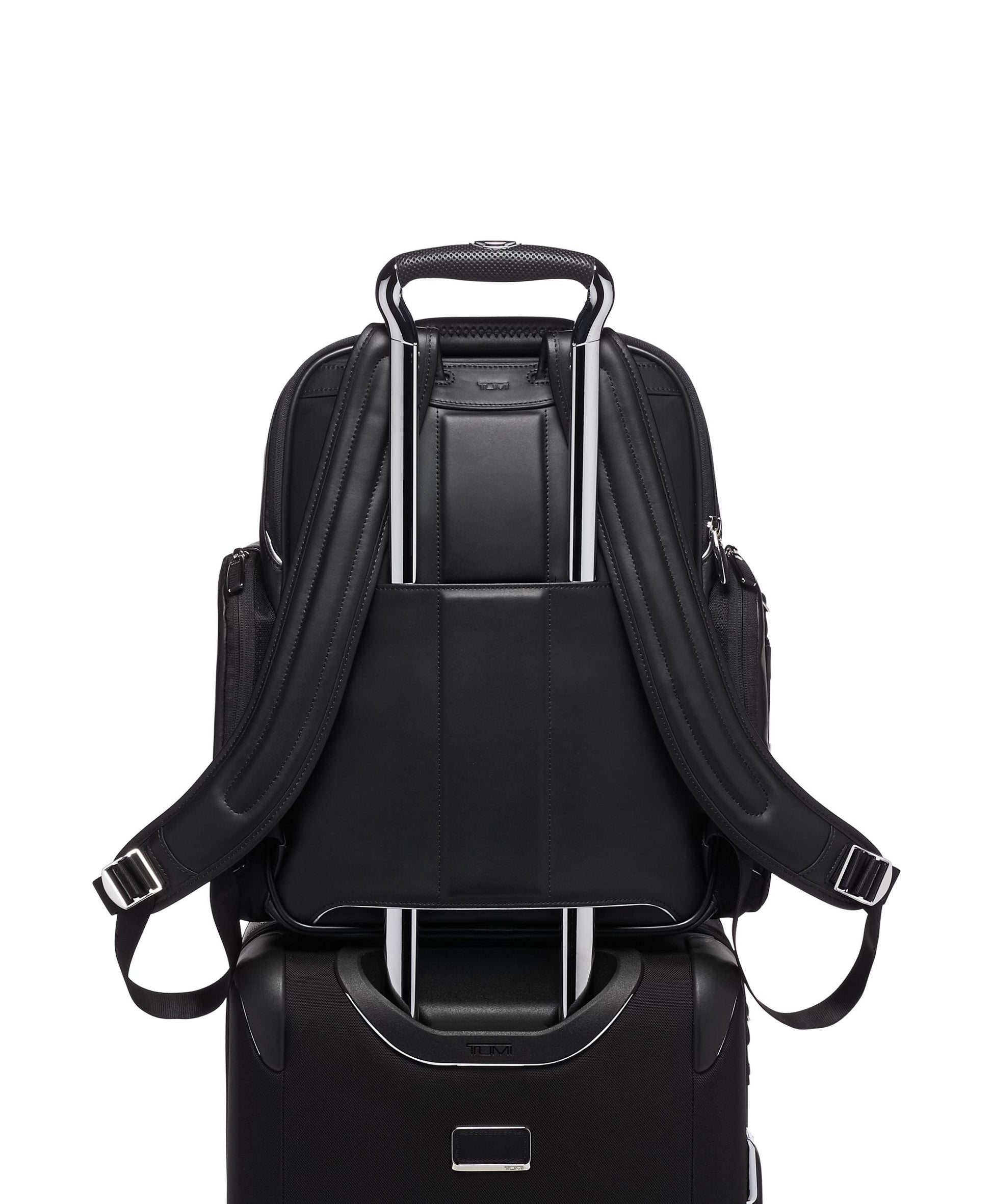 Tumi Backpacks Black Tumi Arrivé Larson Leather Backpack