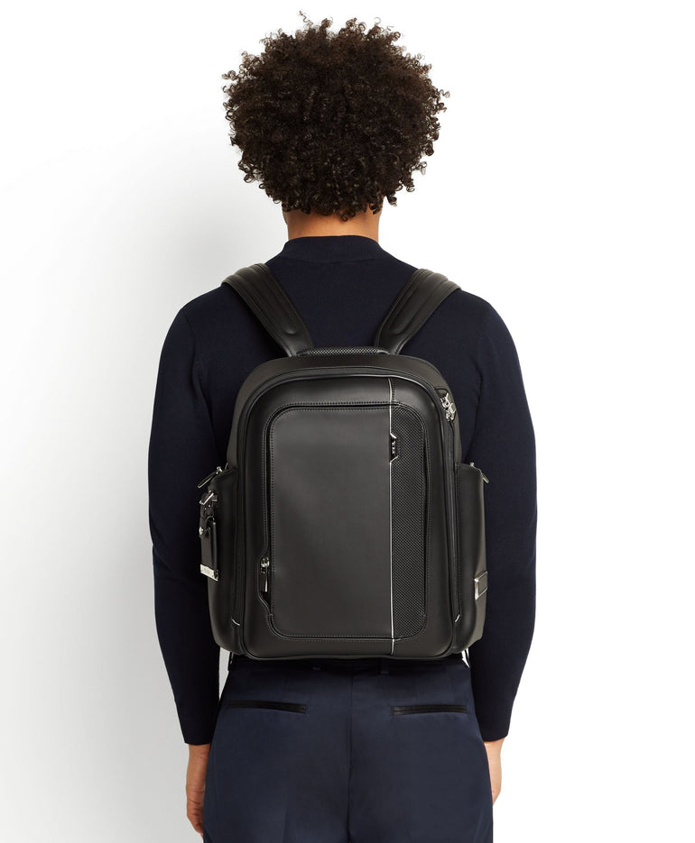 Tumi Backpacks Black Tumi Arrivé Larson Leather Backpack