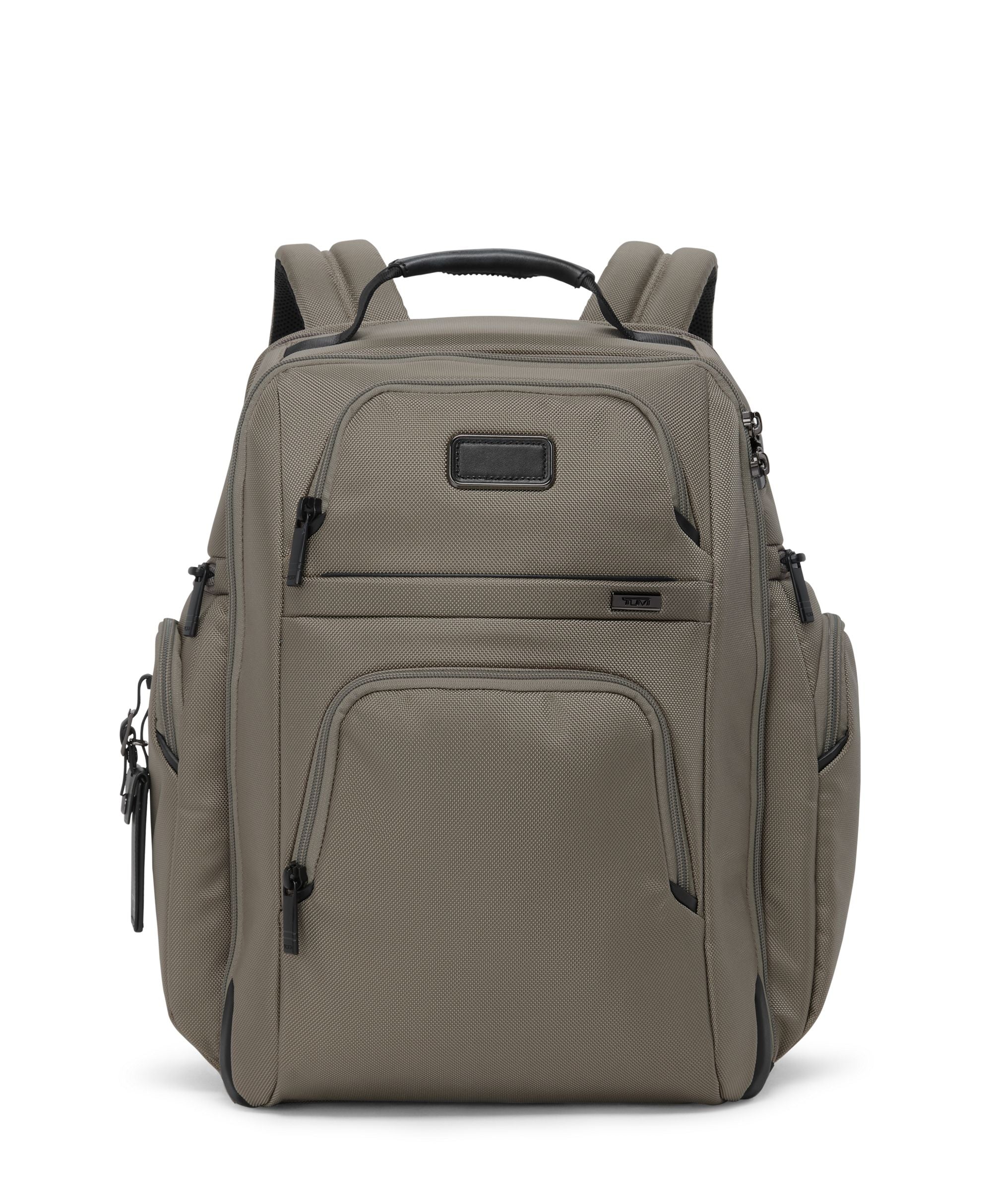 Tumi Backpacks Grey Alloy Tumi Alpha TUMI Brief Pack - Grey Alloy