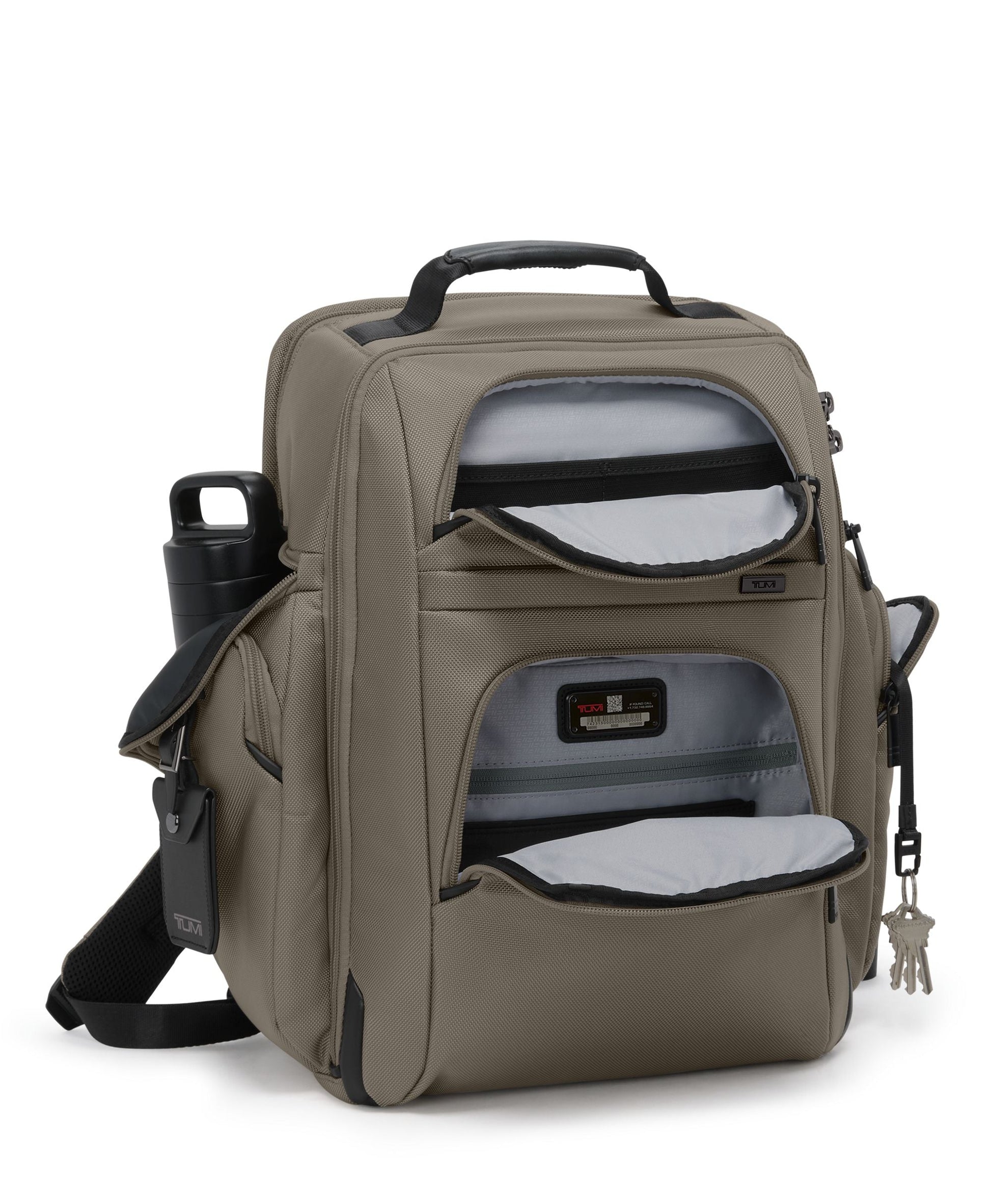 Tumi Backpacks Grey Alloy Tumi Alpha TUMI Brief Pack - Grey Alloy