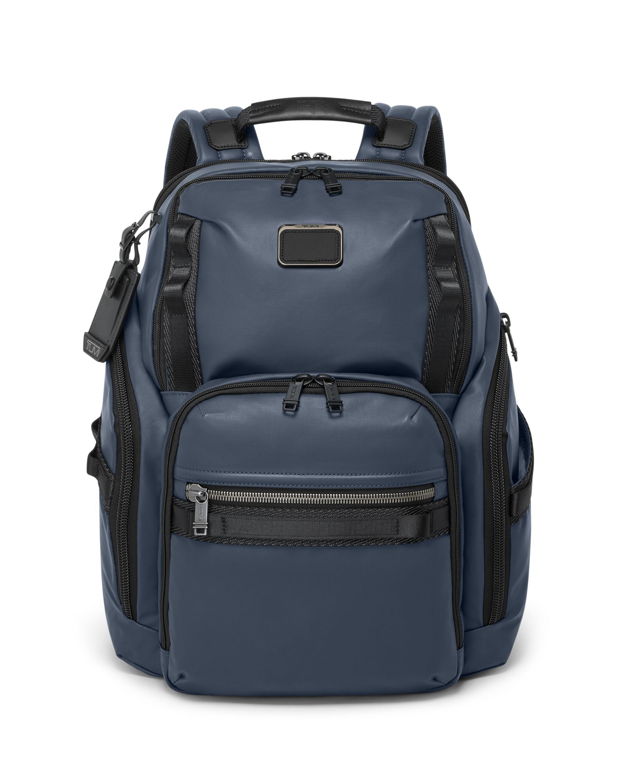 Tumi Backpacks Navy Coated Canvas Tumi Alpha Bravo Search Backpack