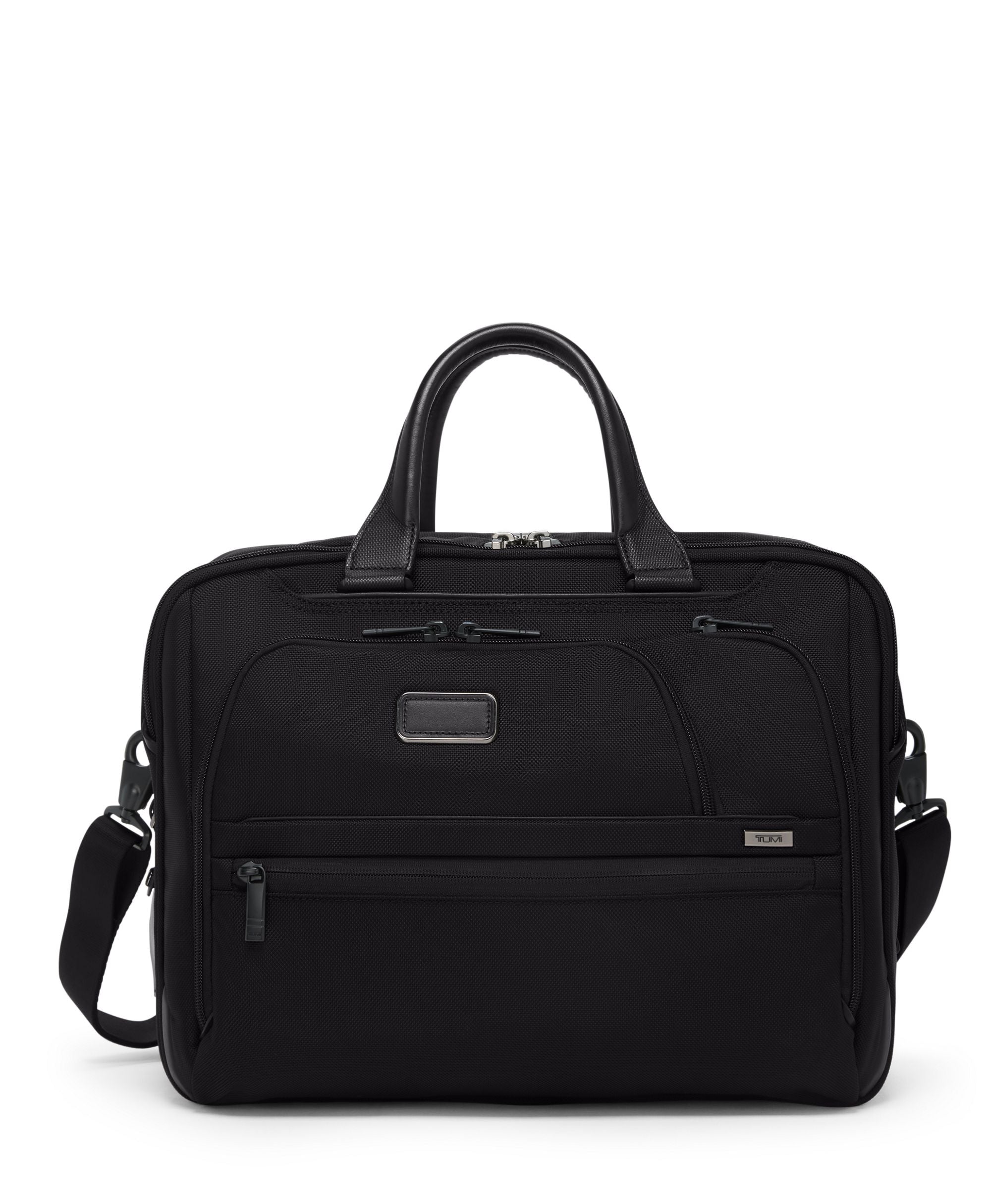 Tumi Briefcases Black Tumi Alpha Medium 15" Expandable Briefcase