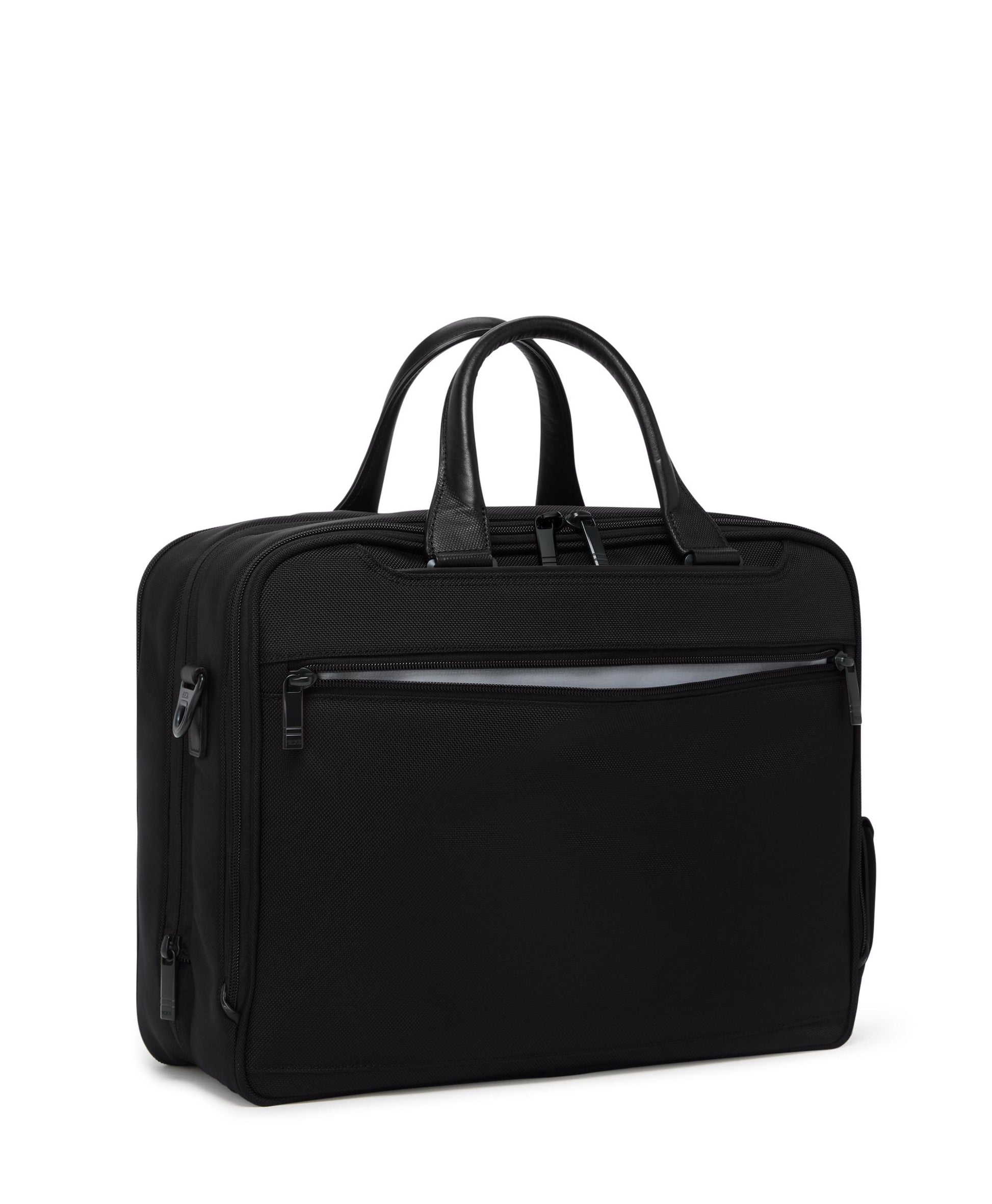 Tumi Briefcases Black Tumi Alpha Medium 15" Expandable Briefcase