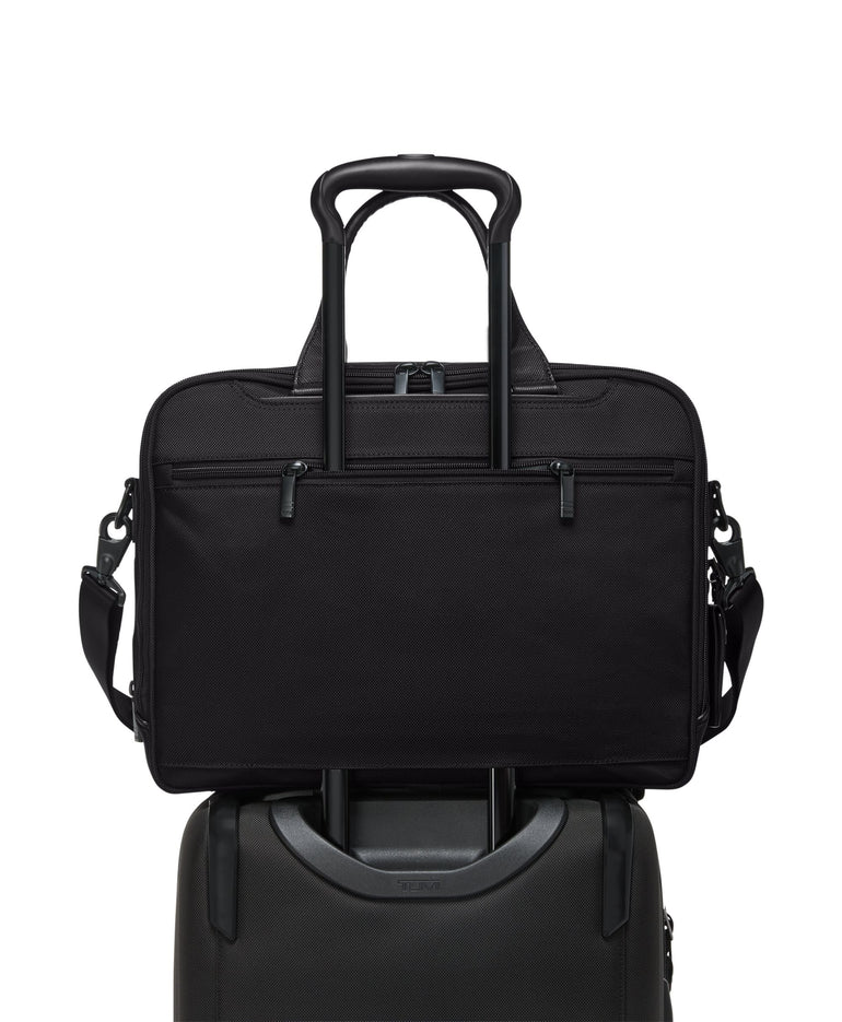 Tumi Briefcases Black Tumi Alpha Medium 15" Expandable Briefcase