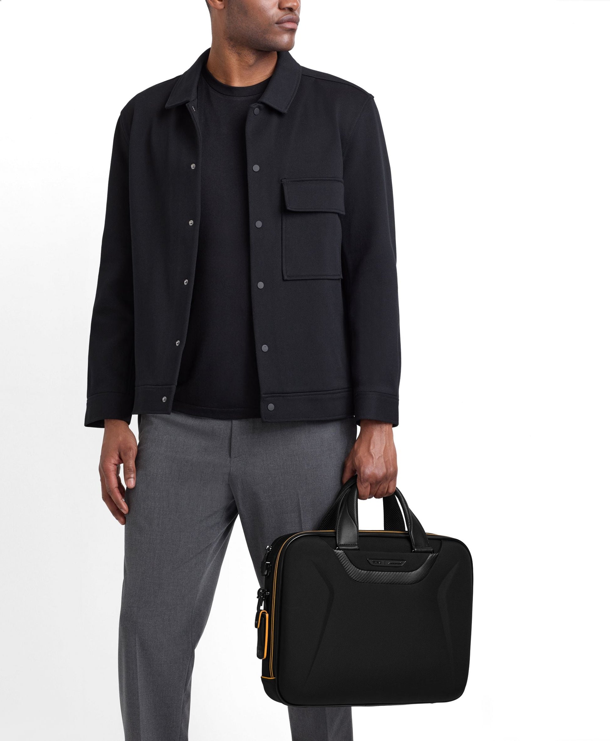 Tumi Briefcases Black TUMI I McLaren Axle Slim Brief