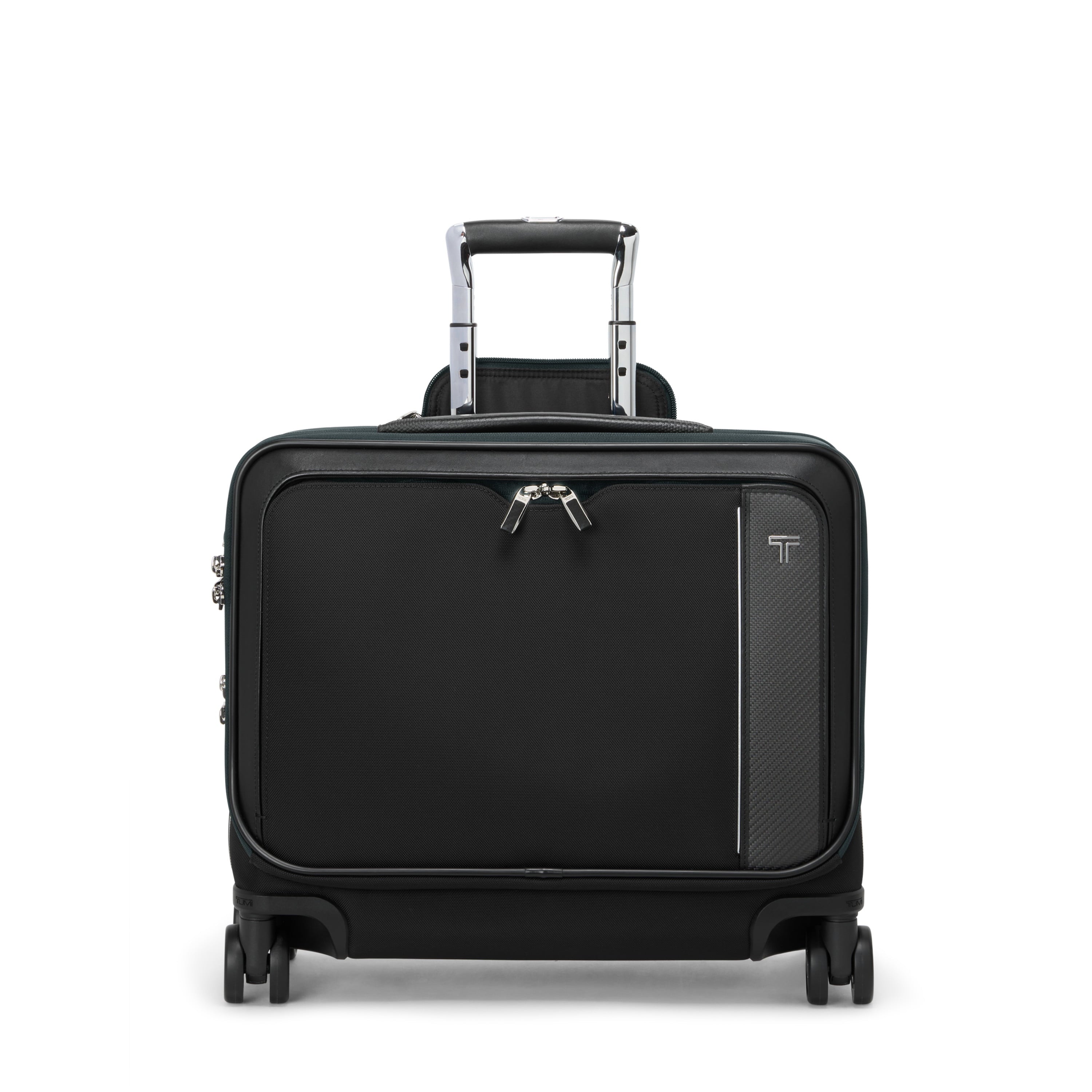 Tumi BRIEFCASES ON WHEELS Black Tumi Arrivé Compact Front Pocket Carry-On Luggage
