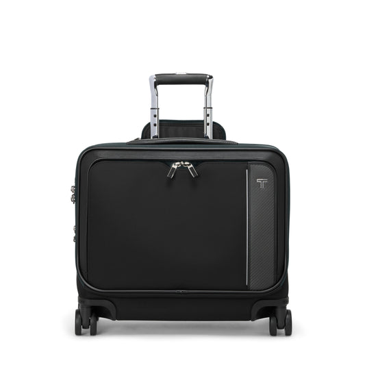 Tumi BRIEFCASES ON WHEELS Black Tumi Arrivé Compact Front Pocket Carry-On Luggage