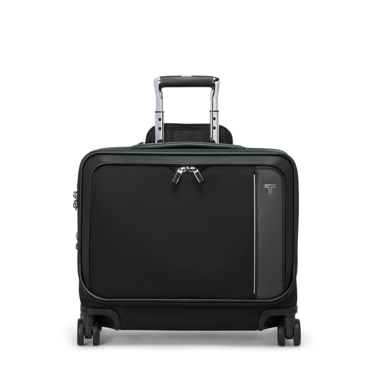 Tumi BRIEFCASES ON WHEELS Black Tumi Arrivé Compact Front Pocket Carry-On Luggage