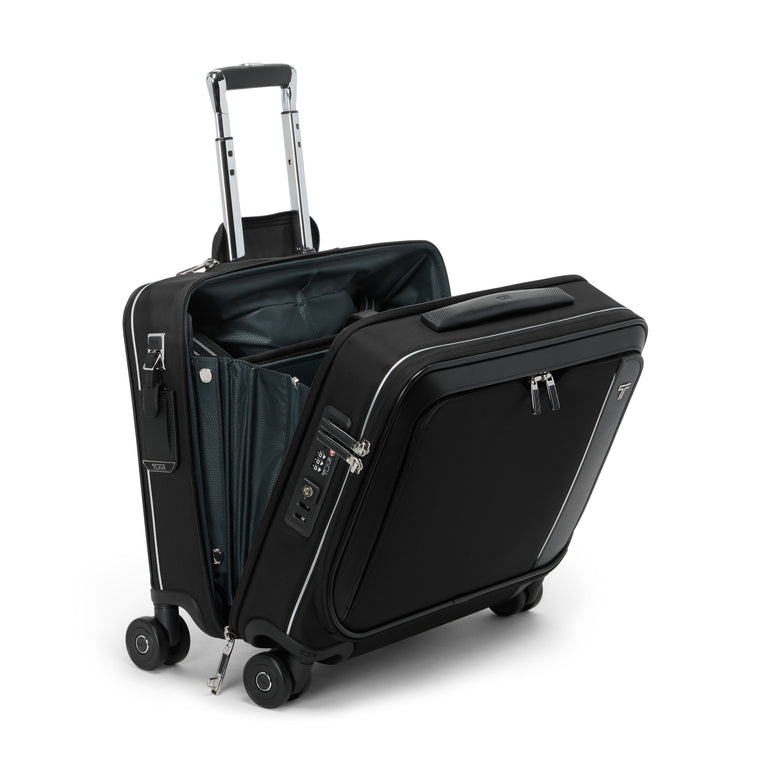 Tumi BRIEFCASES ON WHEELS Black Tumi Arrivé Compact Front Pocket Carry-On Luggage