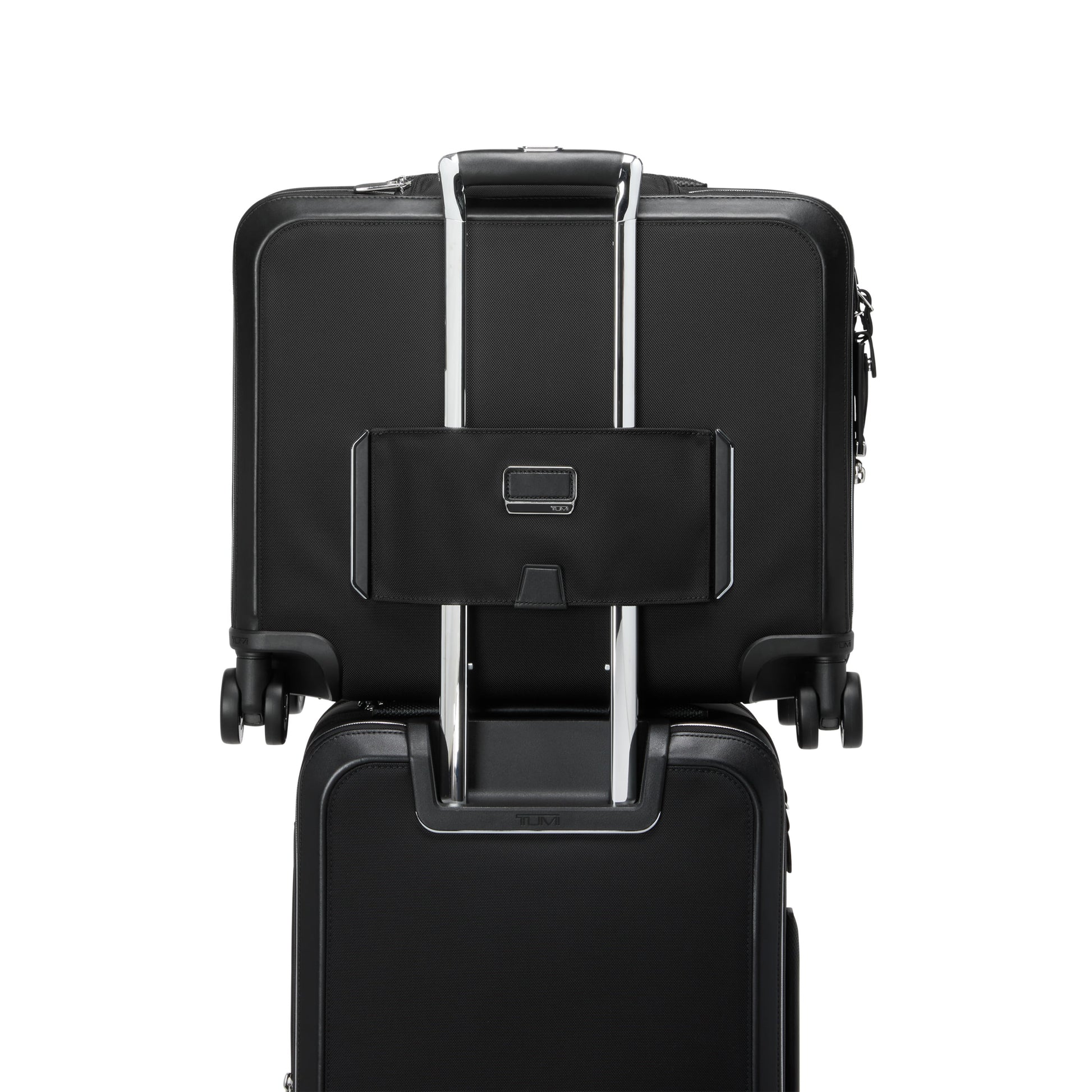 Tumi BRIEFCASES ON WHEELS Black Tumi Arrivé Compact Front Pocket Carry-On Luggage