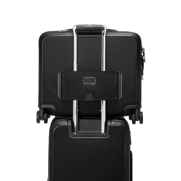 Tumi BRIEFCASES ON WHEELS Black Tumi Arrivé Compact Front Pocket Carry-On Luggage