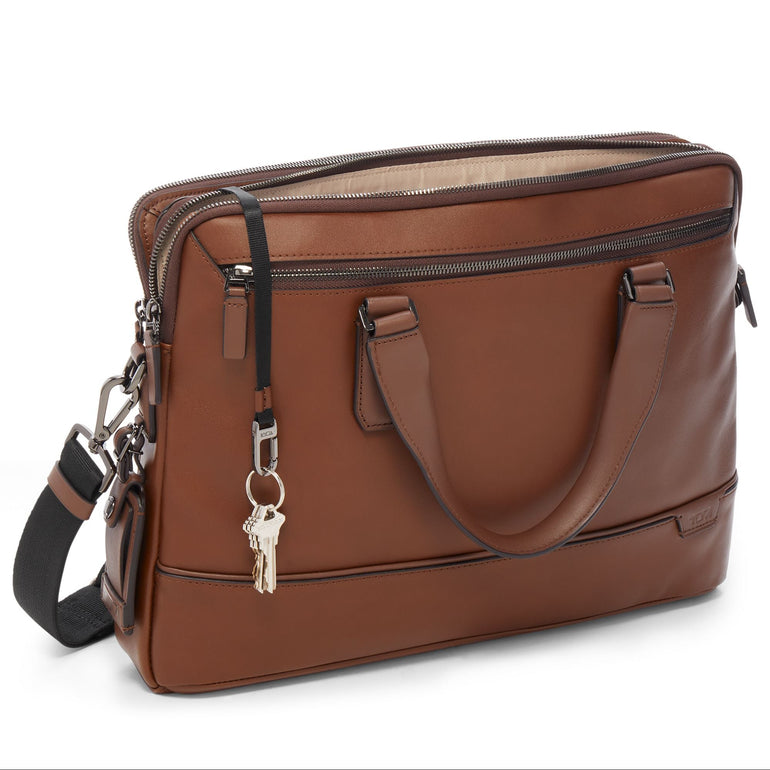 Tumi Briefcases Tumi Harrison Sycamore Slim Brief - Leather