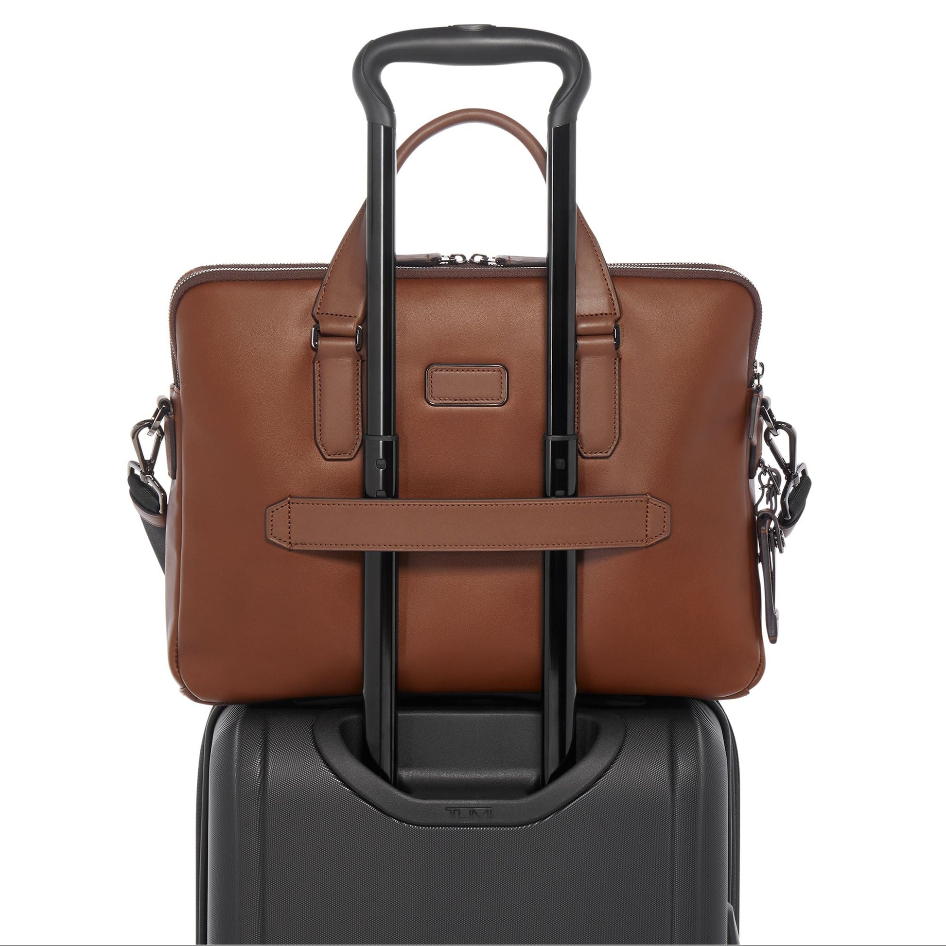 Tumi Briefcases Tumi Harrison Sycamore Slim Brief - Leather