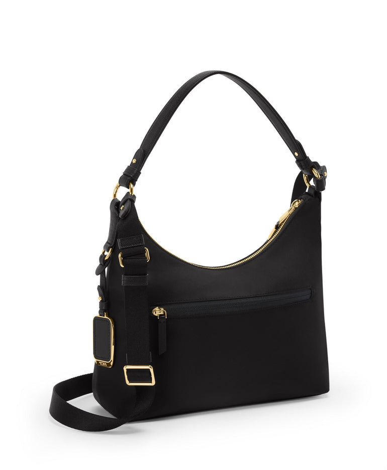 Tumi Cross-Body Bag Black/Gold Tumi Voyageur Asbury Shoulder Bag/Crossbody
