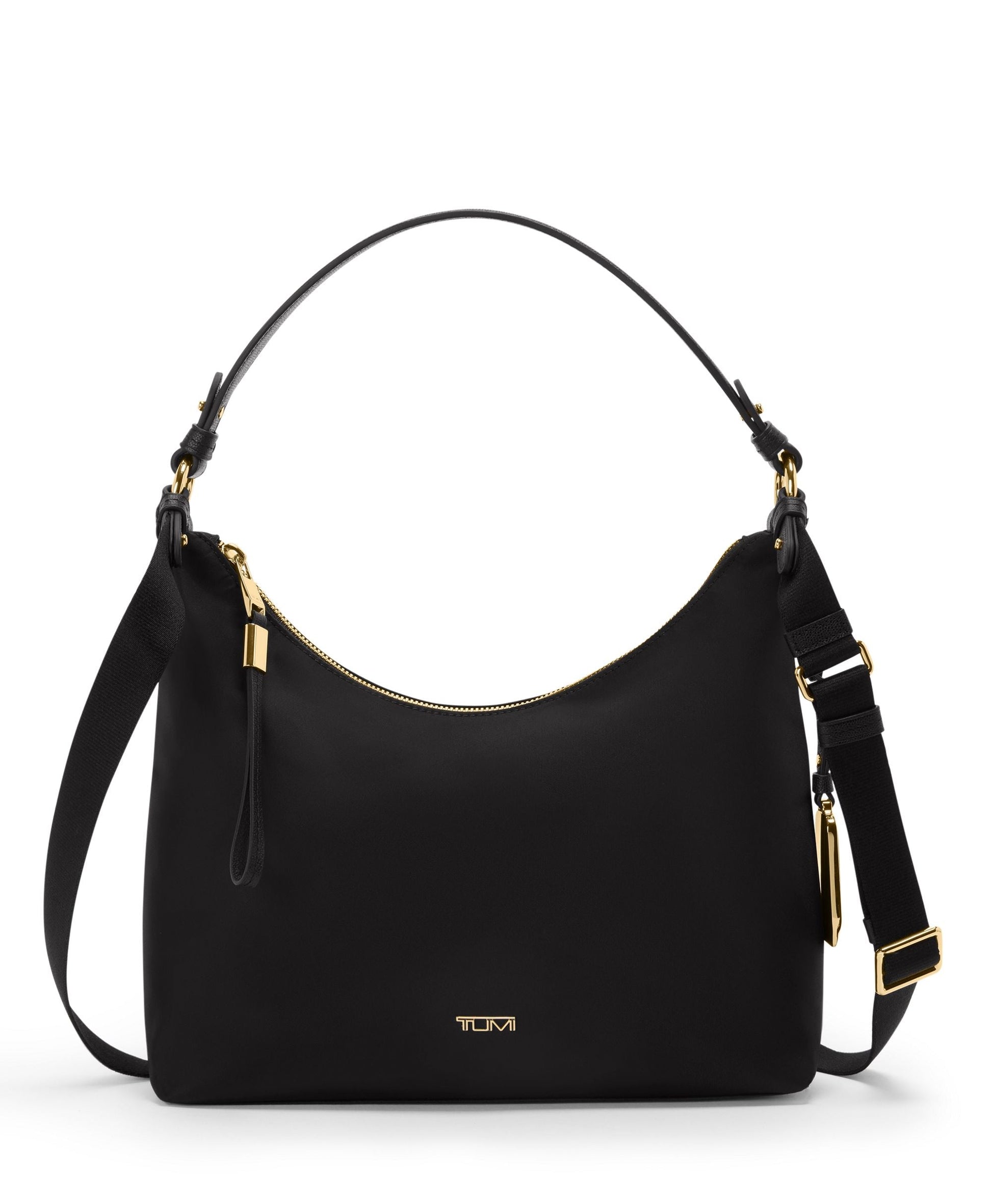 Tumi Cross-Body Bag Black/Gold Tumi Voyageur Asbury Shoulder Bag/Crossbody