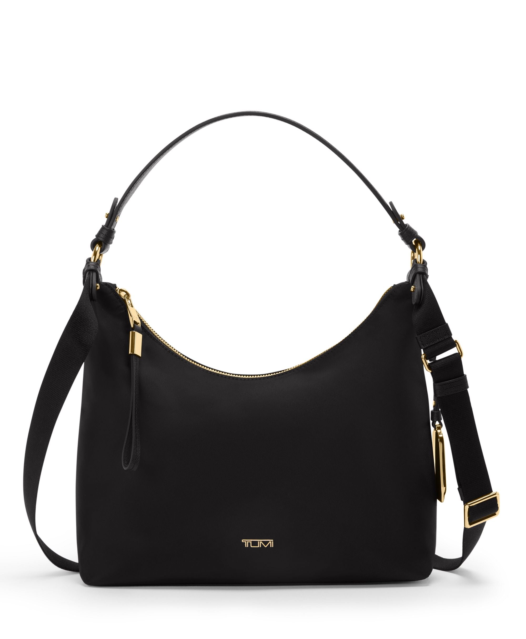 Tumi Cross-Body Bag Black/Gold Tumi Voyageur Asbury Shoulder Bag/Crossbody