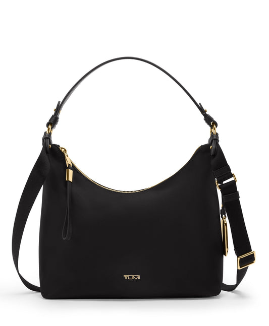 Tumi Cross-Body Bag Black/Gold Tumi Voyageur Asbury Shoulder Bag/Crossbody