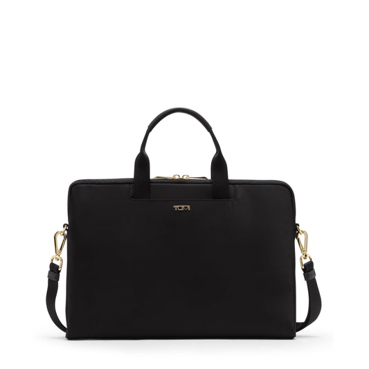 Tumi Cross-Body Bag Black/Gold Tumi Voyageur Dakota Laptop Crossbody