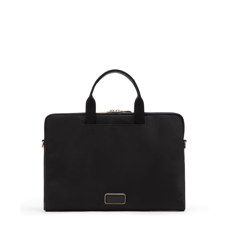 Tumi Cross-Body Bag Black/Gold Tumi Voyageur Dakota Laptop Crossbody