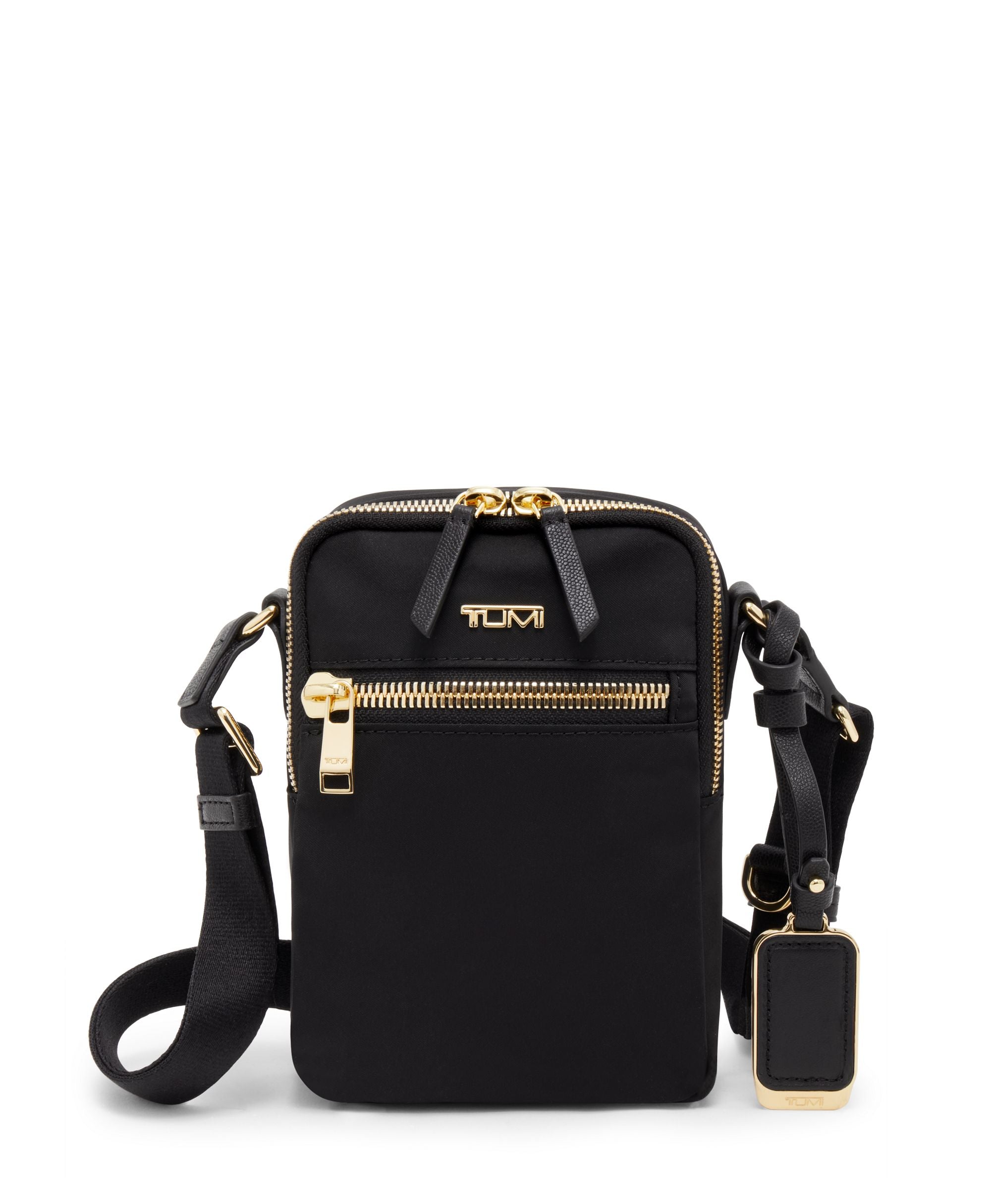 Tumi Cross-Body Bag Black/Gold Tumi Voyageur Persia Crossbody