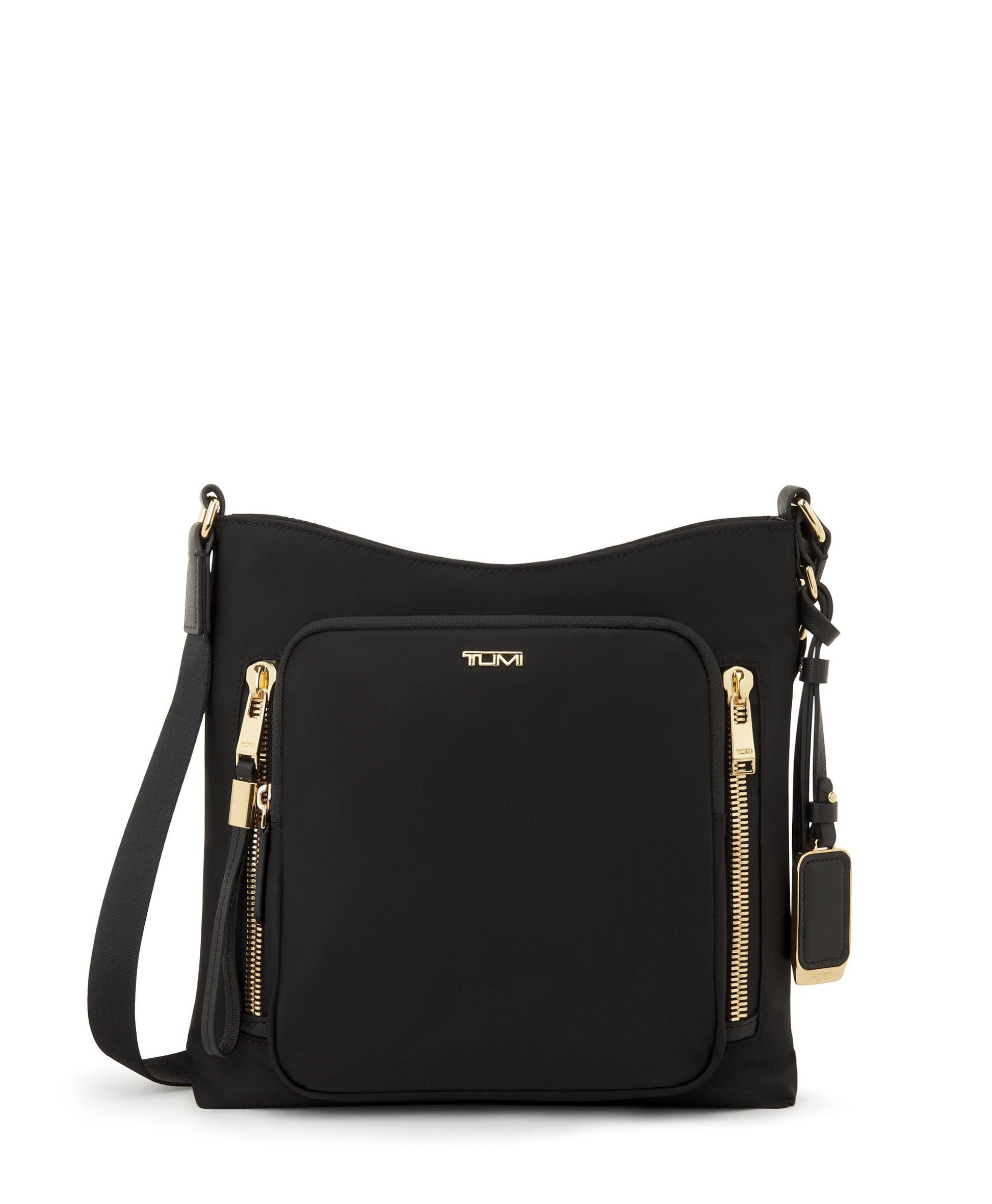Tumi Cross-Body Bag Black/Gold Tumi Voyageur Tyler Crossbody