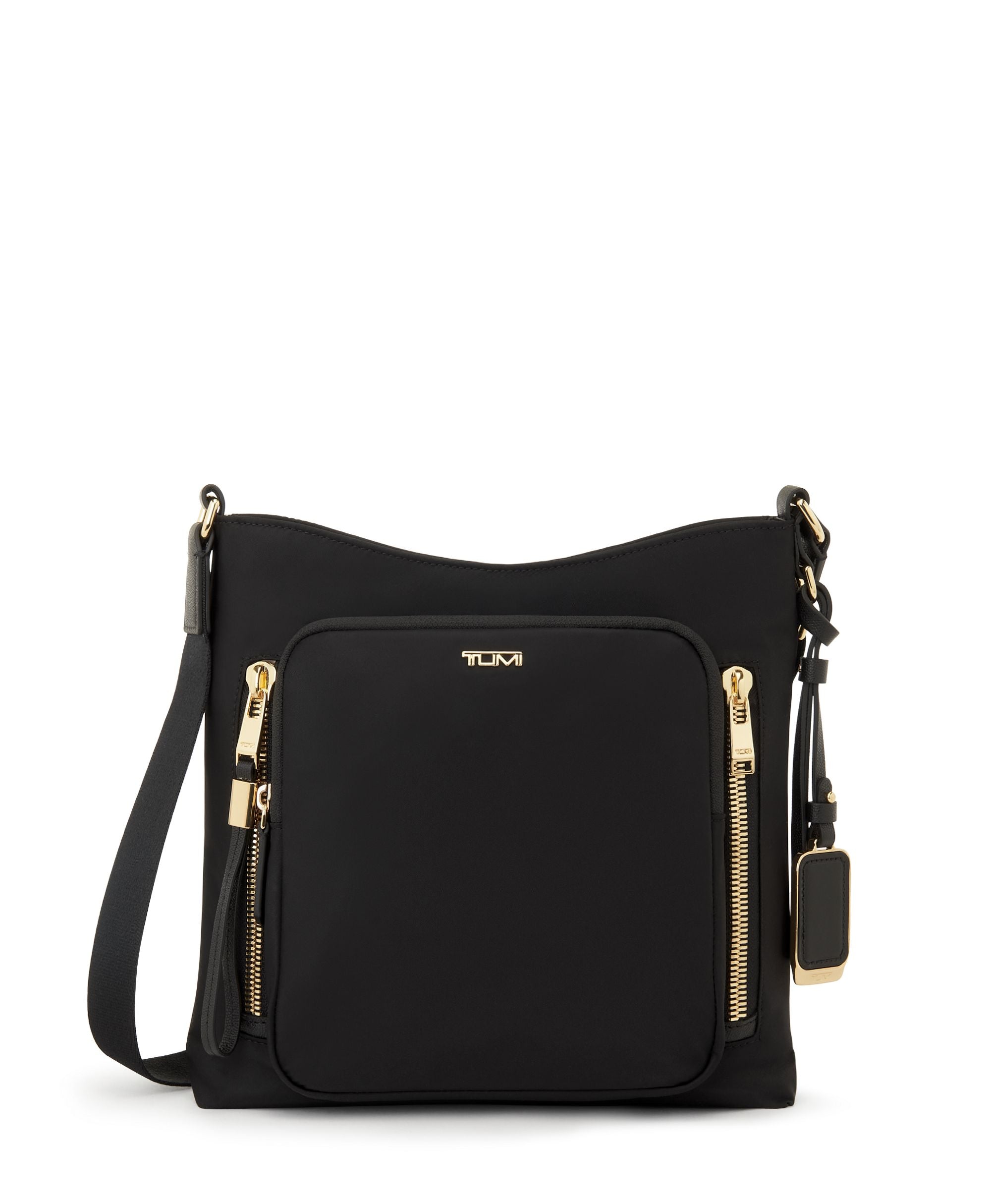 Tumi Cross-Body Bag Black/Gold Tumi Voyageur Tyler Crossbody
